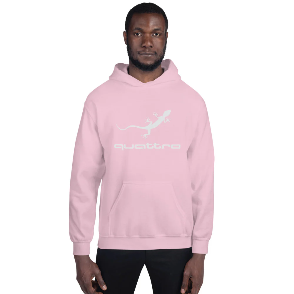 Quattro Gecko Unisex Hoodie (White Logo) - Image 19