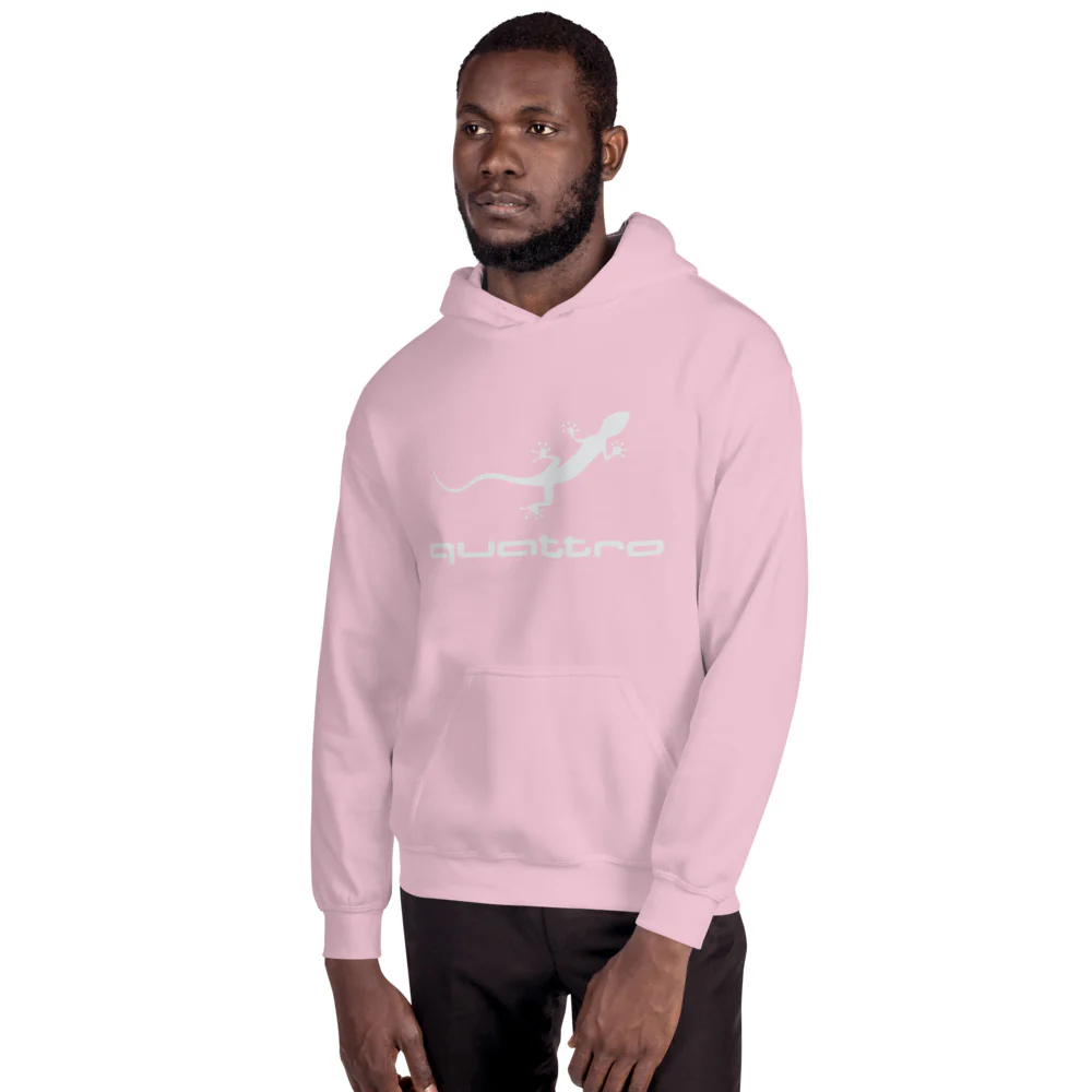 Quattro Gecko Unisex Hoodie (White Logo) - Image 20