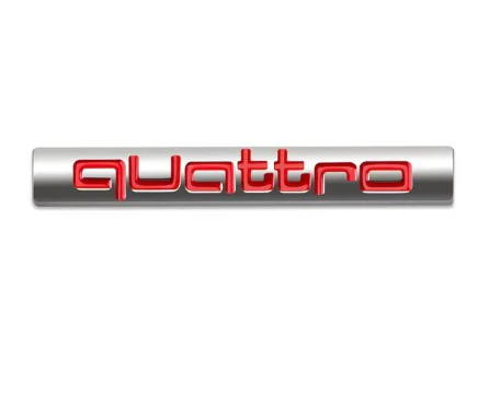 Audi Quattro Grille and Trunk Emblems - Image 7