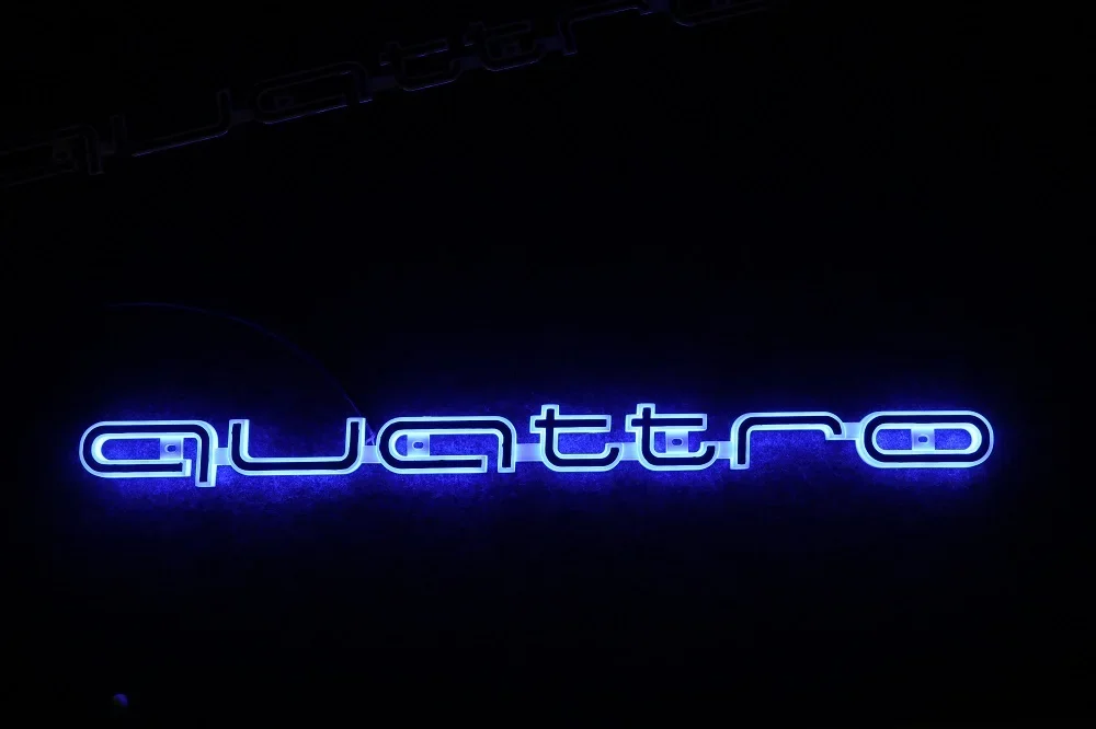 Quattro Illuminated LED Front Grille Emblem for all Audi Models - Image 9
