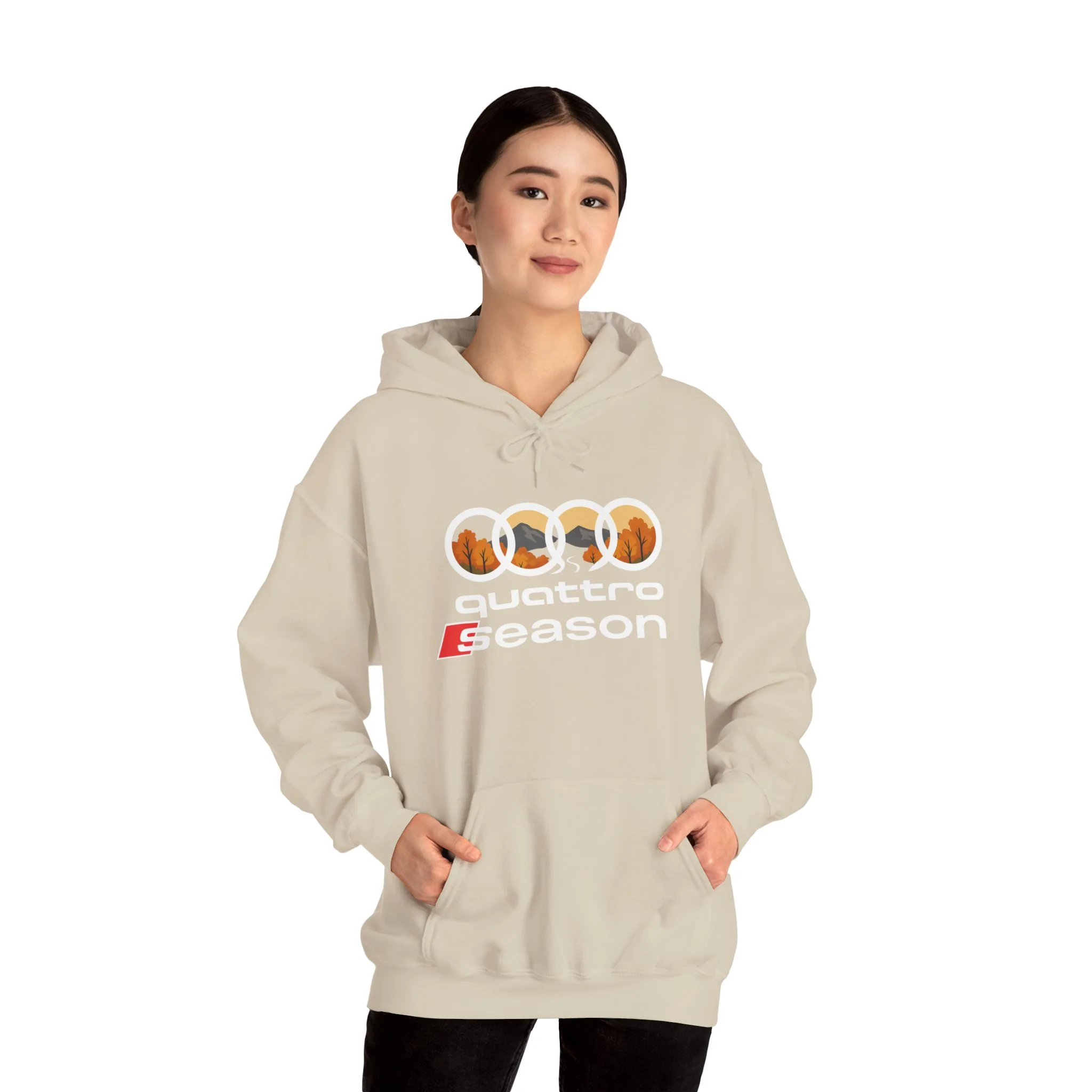 Quattro Season Hoodie Audi Quattro-Inspired Sweatshirt Euro Car Enthusiast Apparel - Image 22