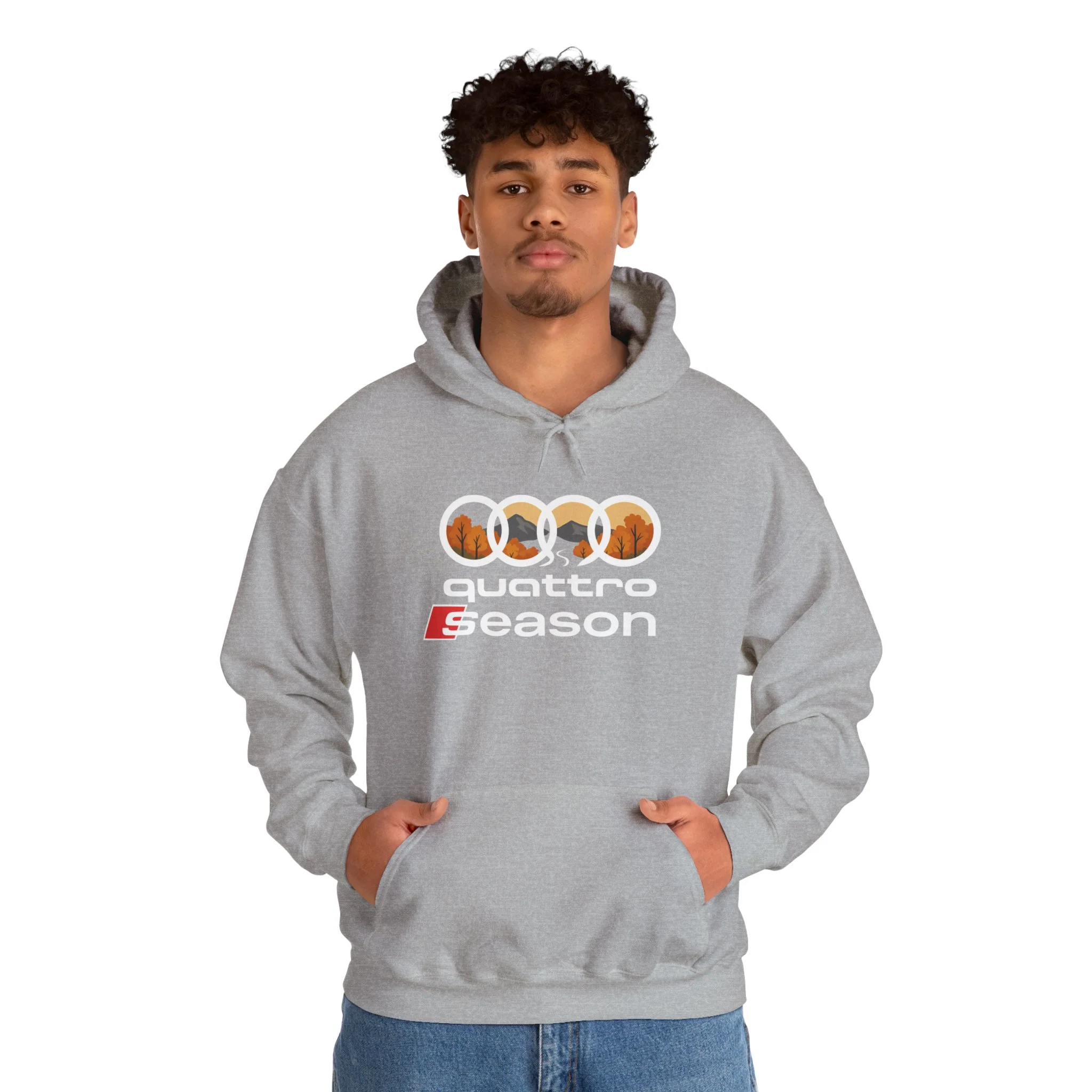 Quattro Season Hoodie Audi Quattro-Inspired Sweatshirt Euro Car Enthusiast Apparel - Image 27
