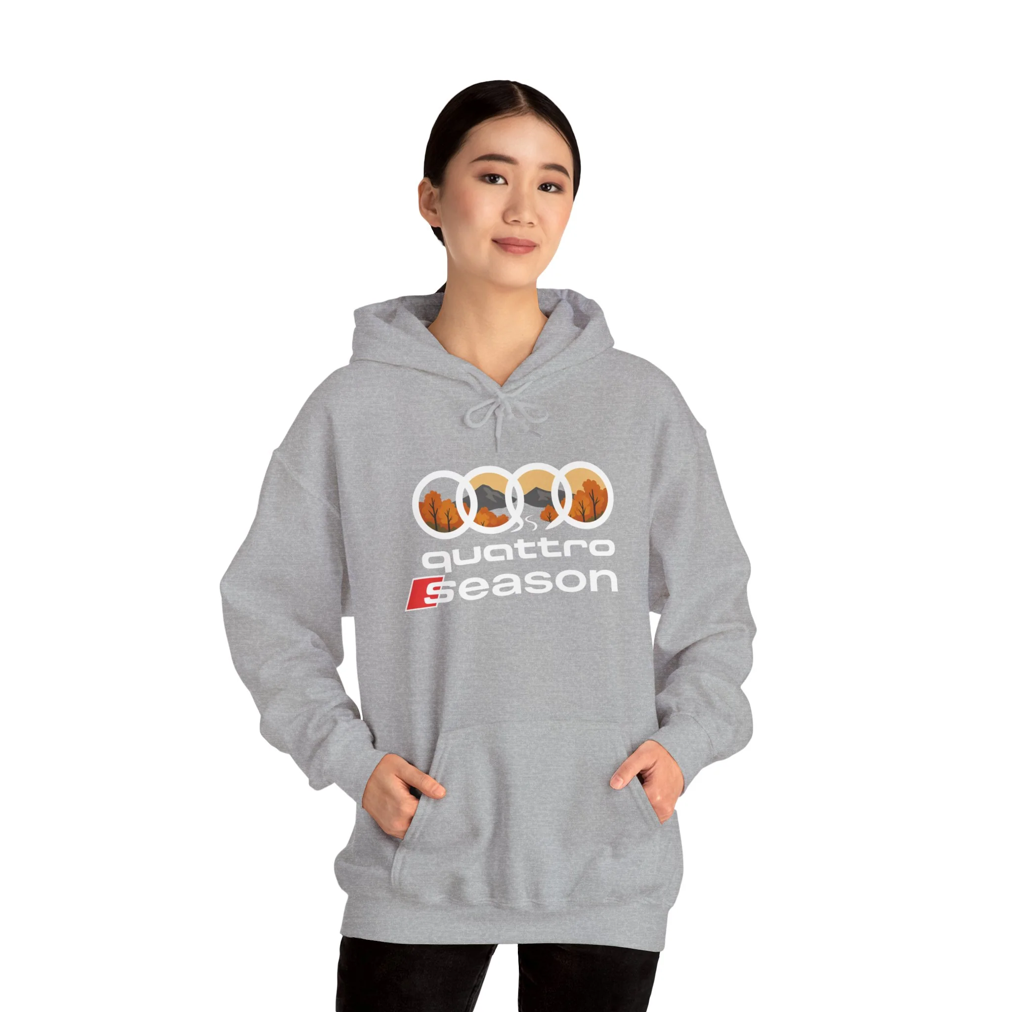 Quattro Season Hoodie Audi Quattro-Inspired Sweatshirt Euro Car Enthusiast Apparel - Image 28
