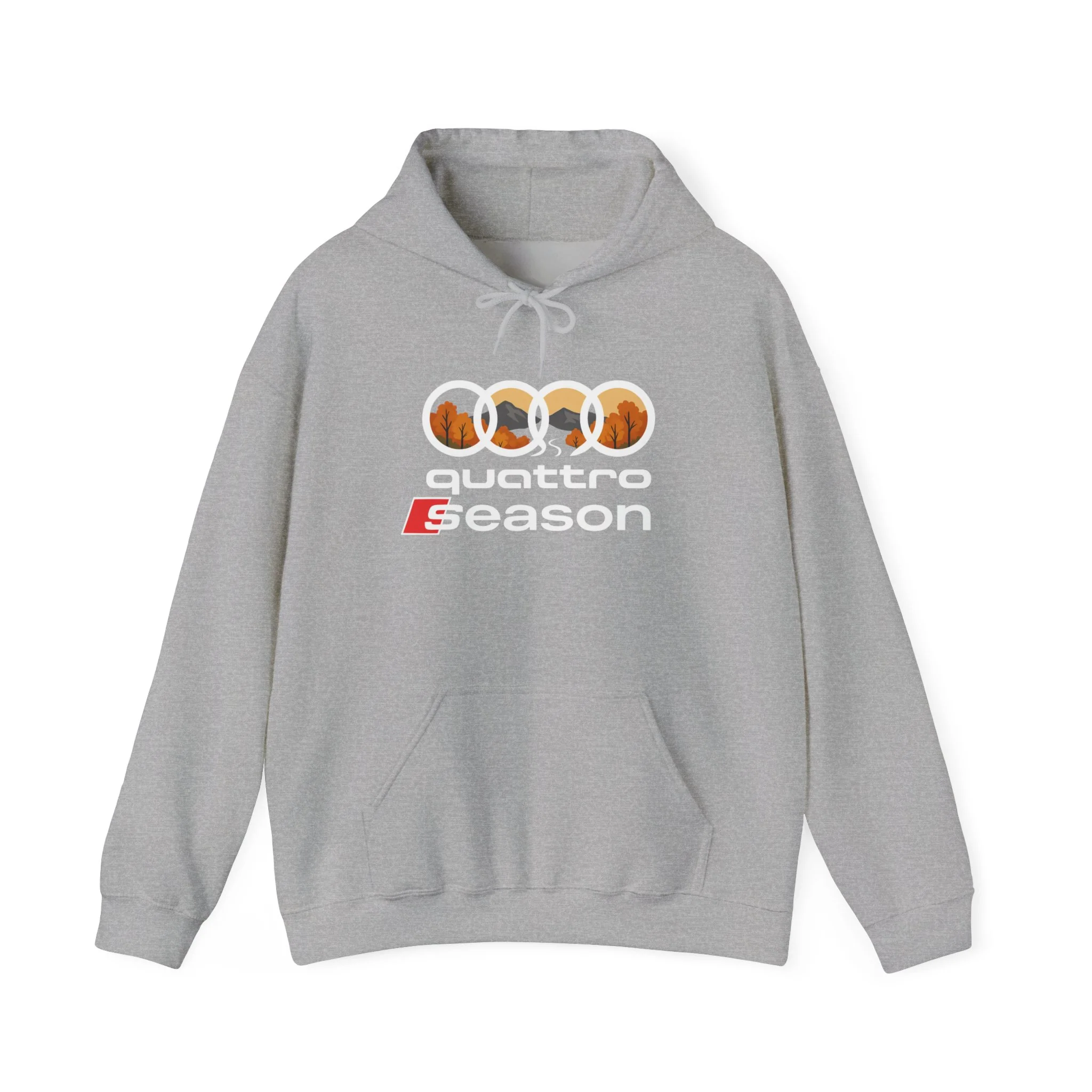 Quattro Season Hoodie Audi Quattro-Inspired Sweatshirt Euro Car Enthusiast Apparel - Image 3