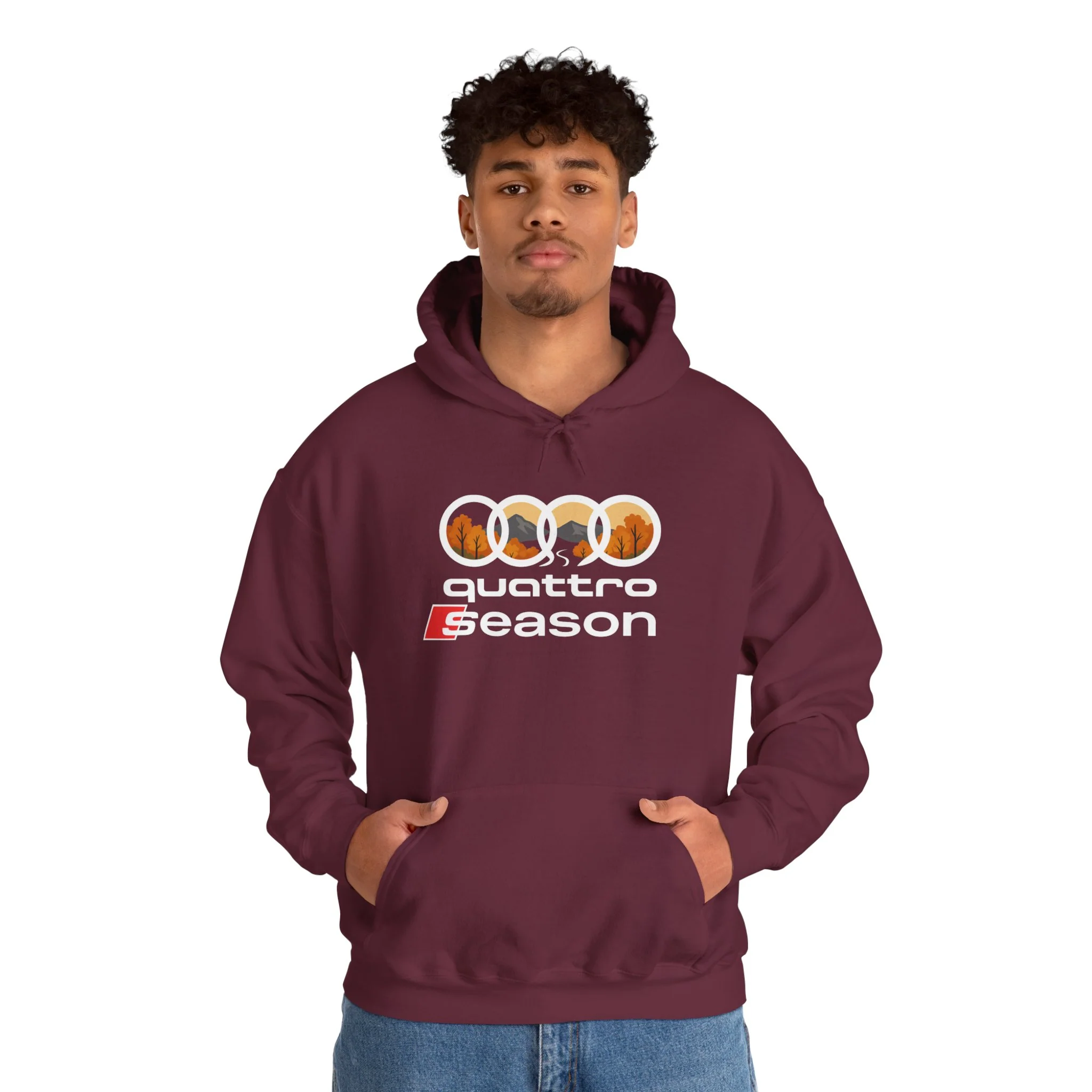 Quattro Season Hoodie Audi Quattro-Inspired Sweatshirt Euro Car Enthusiast Apparel - Image 33
