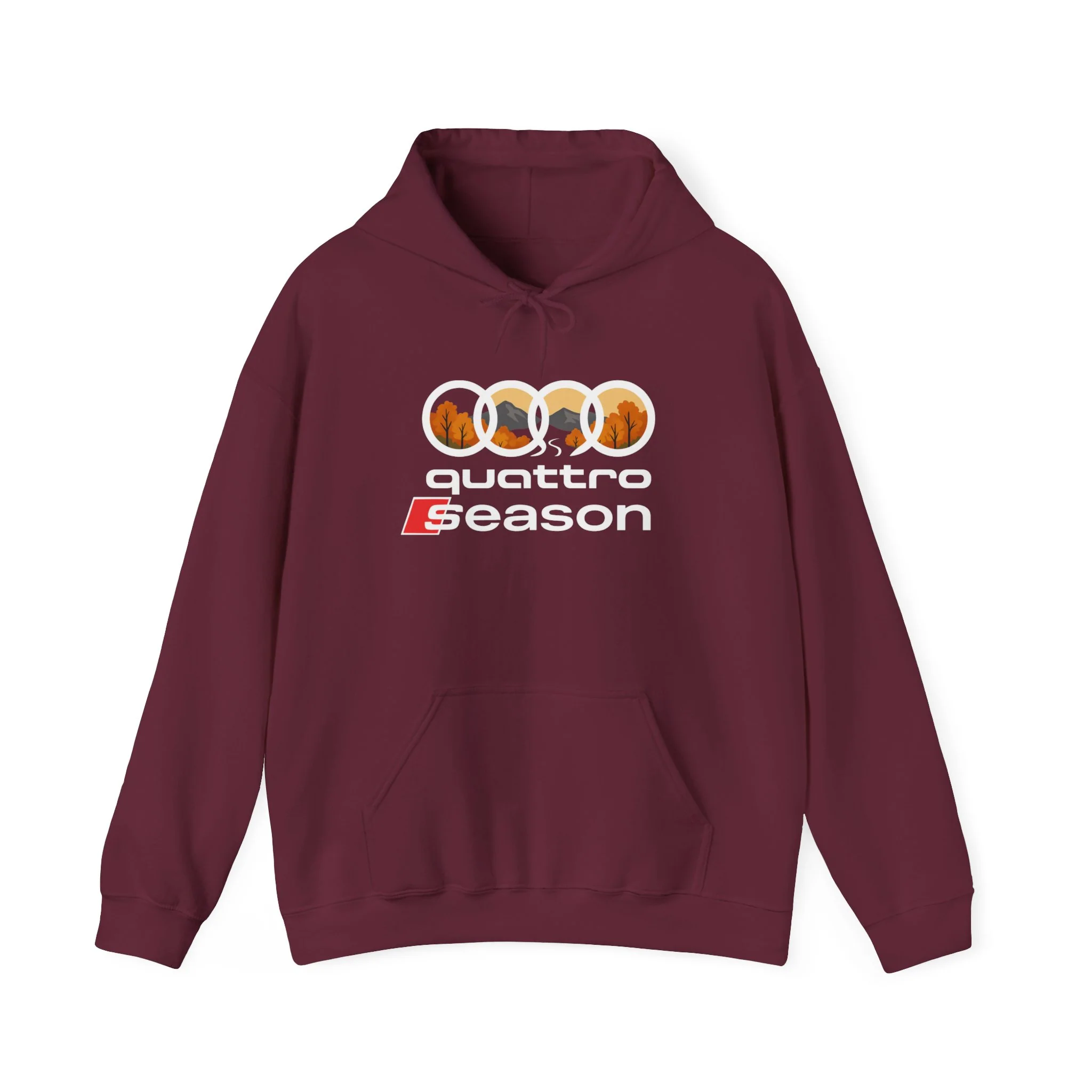 Quattro Season Hoodie Audi Quattro-Inspired Sweatshirt Euro Car Enthusiast Apparel - Image 4