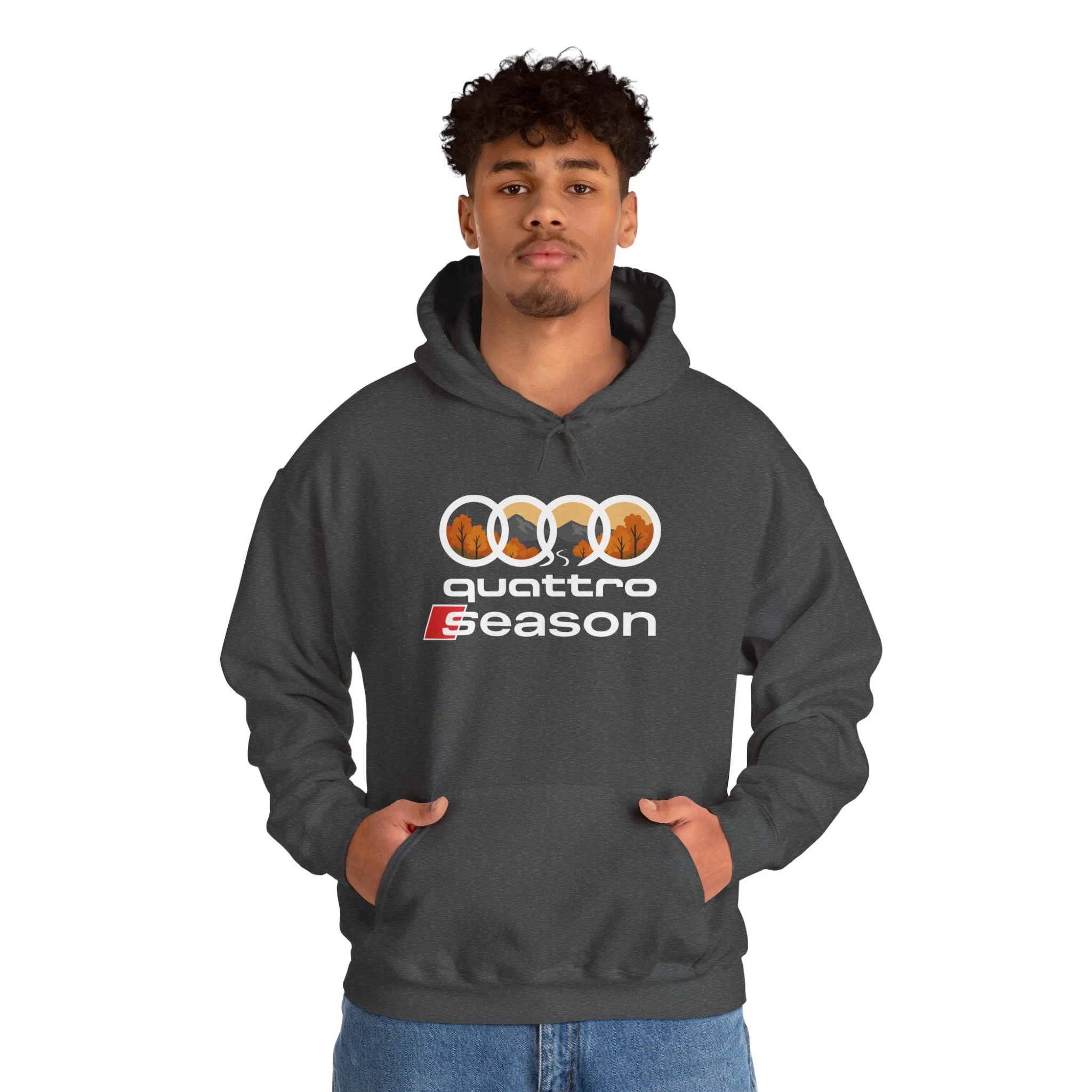 Quattro Season Hoodie Audi Quattro-Inspired Sweatshirt Euro Car Enthusiast Apparel - Image 45