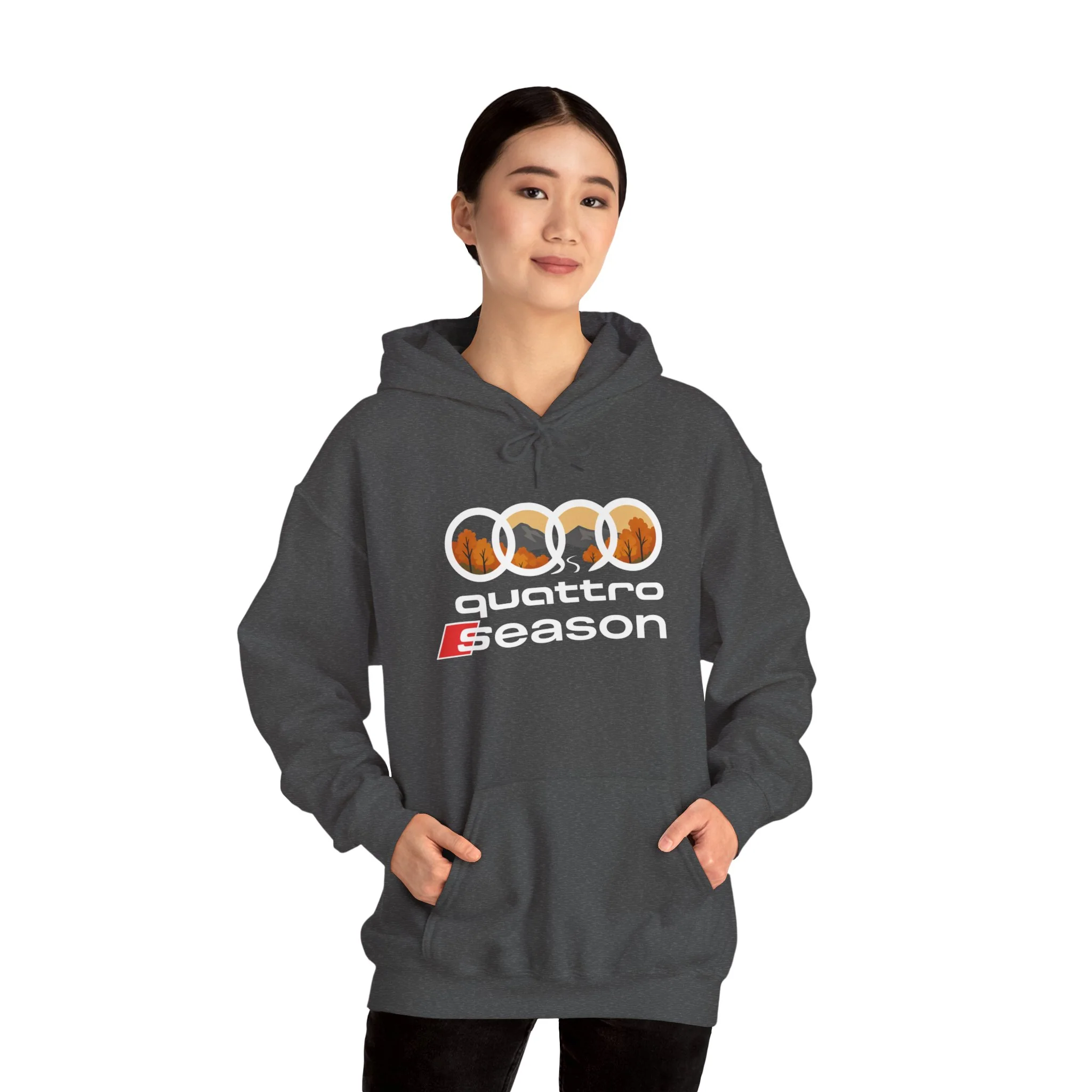 Quattro Season Hoodie Audi Quattro-Inspired Sweatshirt Euro Car Enthusiast Apparel - Image 46