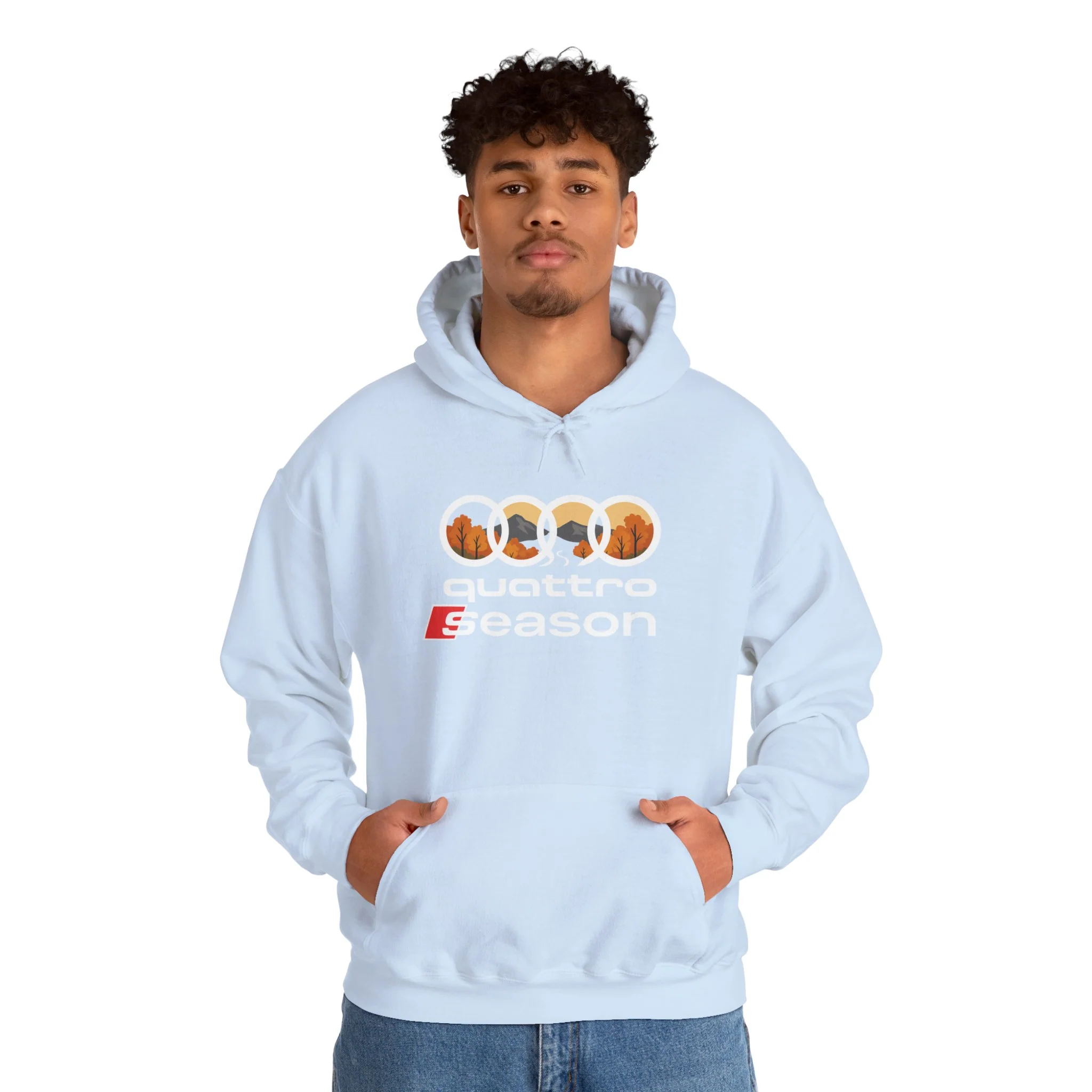 Quattro Season Hoodie Audi Quattro-Inspired Sweatshirt Euro Car Enthusiast Apparel - Image 51