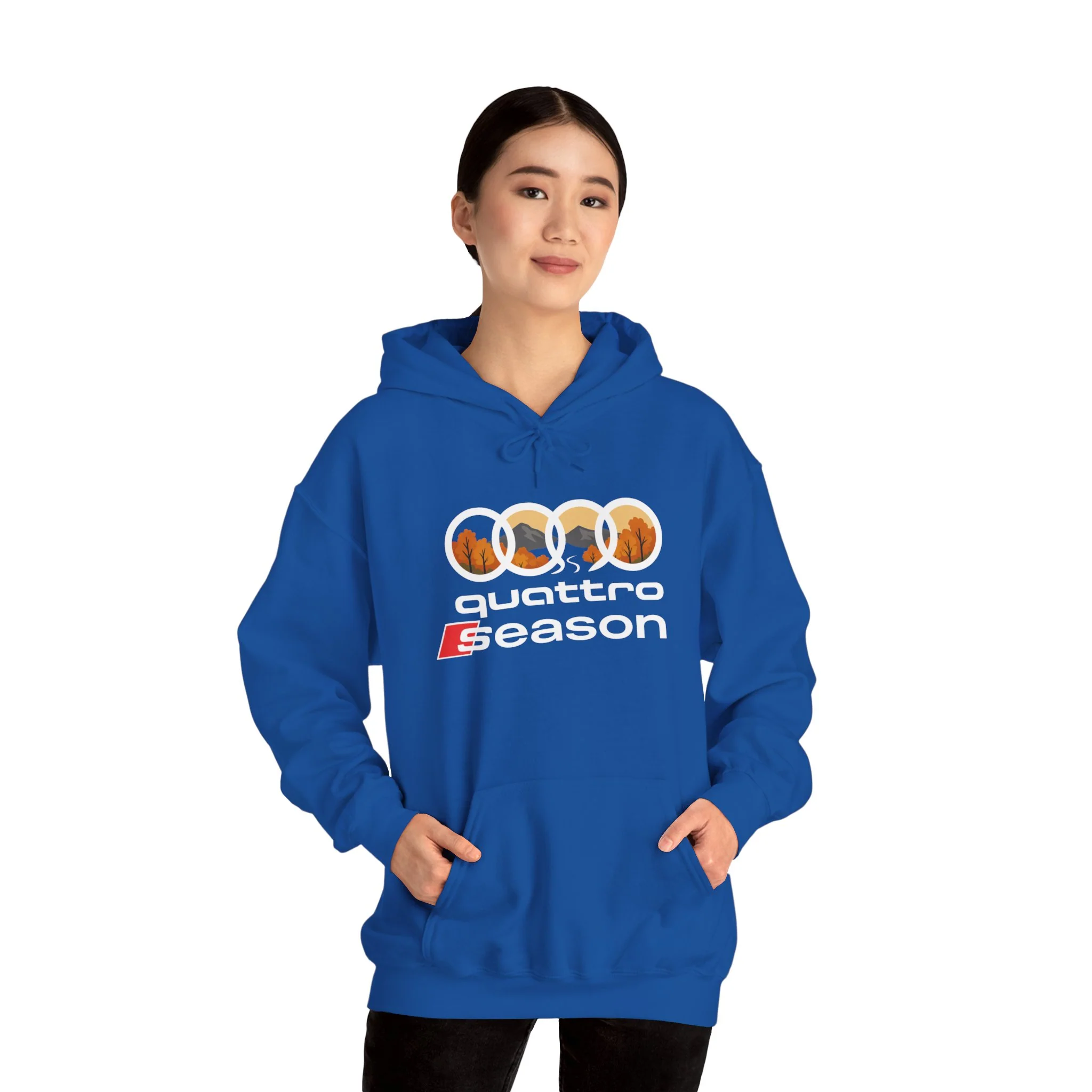Quattro Season Hoodie Audi Quattro-Inspired Sweatshirt Euro Car Enthusiast Apparel - Image 58