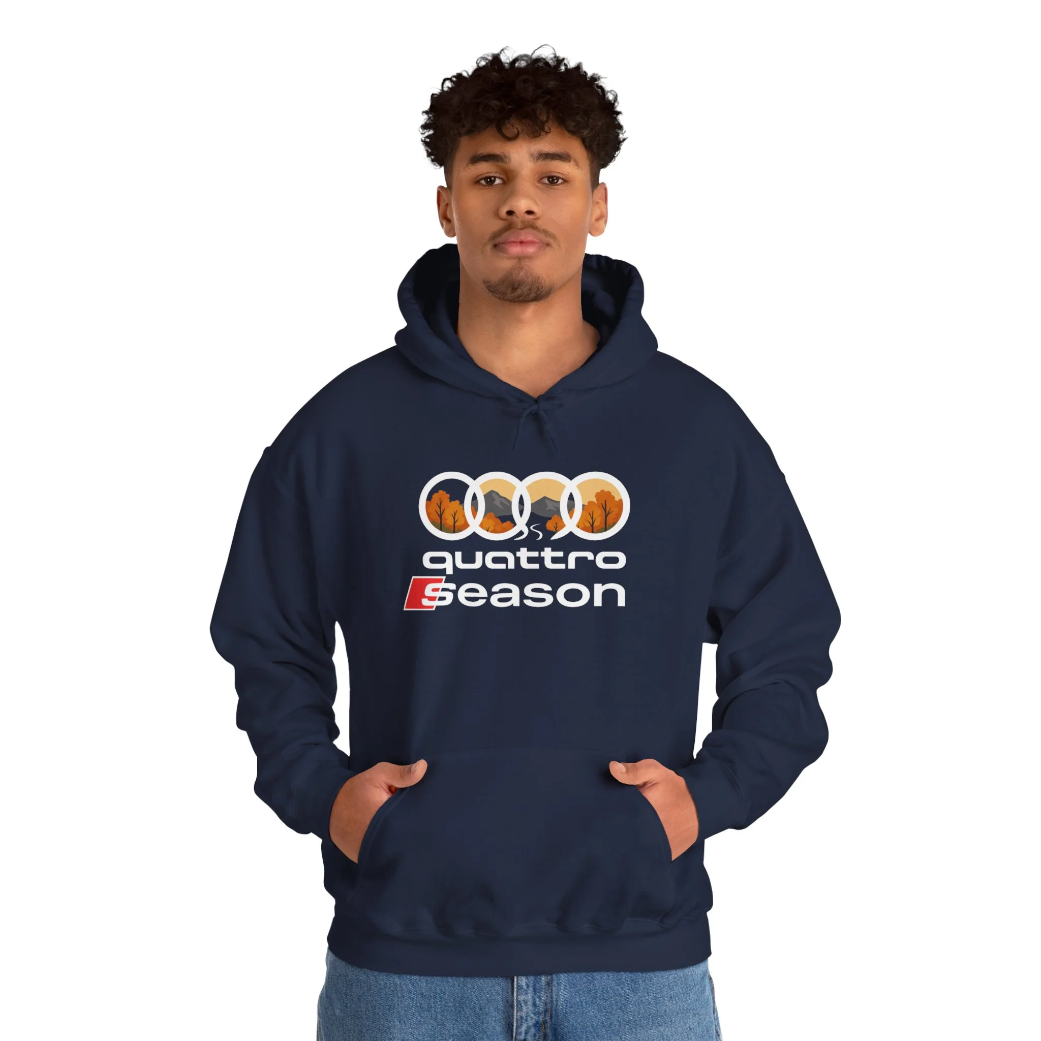 Quattro Season Hoodie Audi Quattro-Inspired Sweatshirt Euro Car Enthusiast Apparel - Image 63