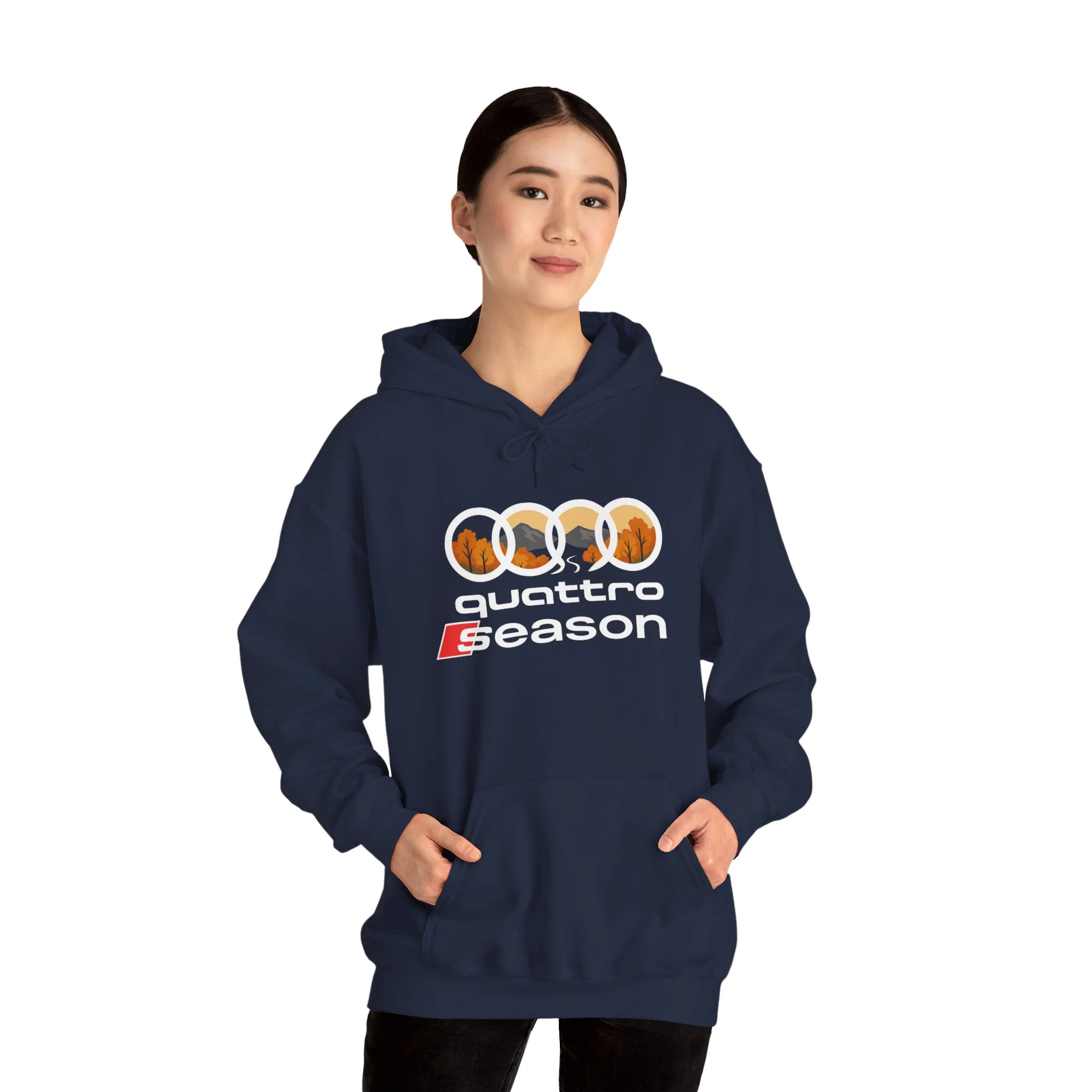Quattro Season Hoodie Audi Quattro-Inspired Sweatshirt Euro Car Enthusiast Apparel - Image 64