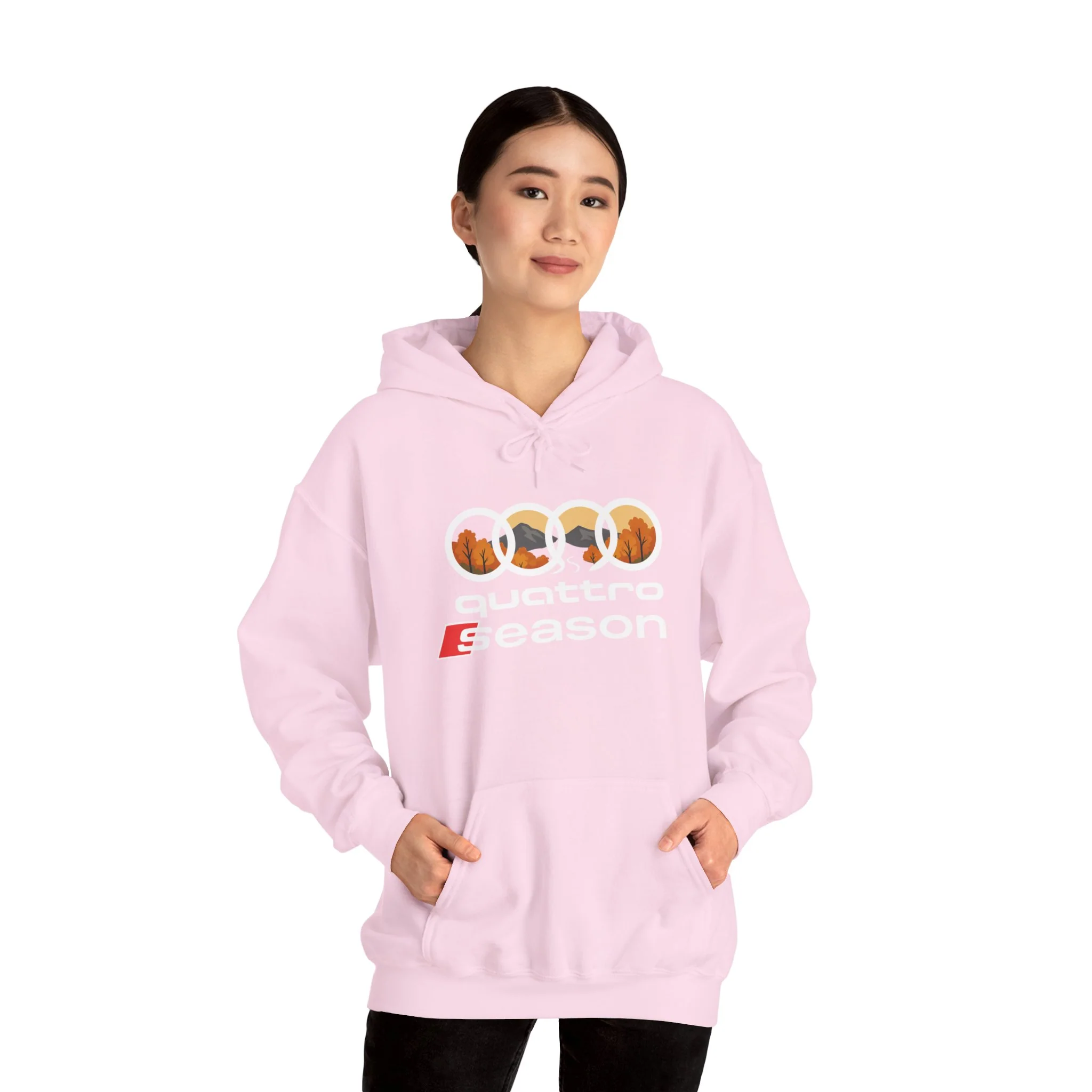 Quattro Season Hoodie Audi Quattro-Inspired Sweatshirt Euro Car Enthusiast Apparel - Image 70
