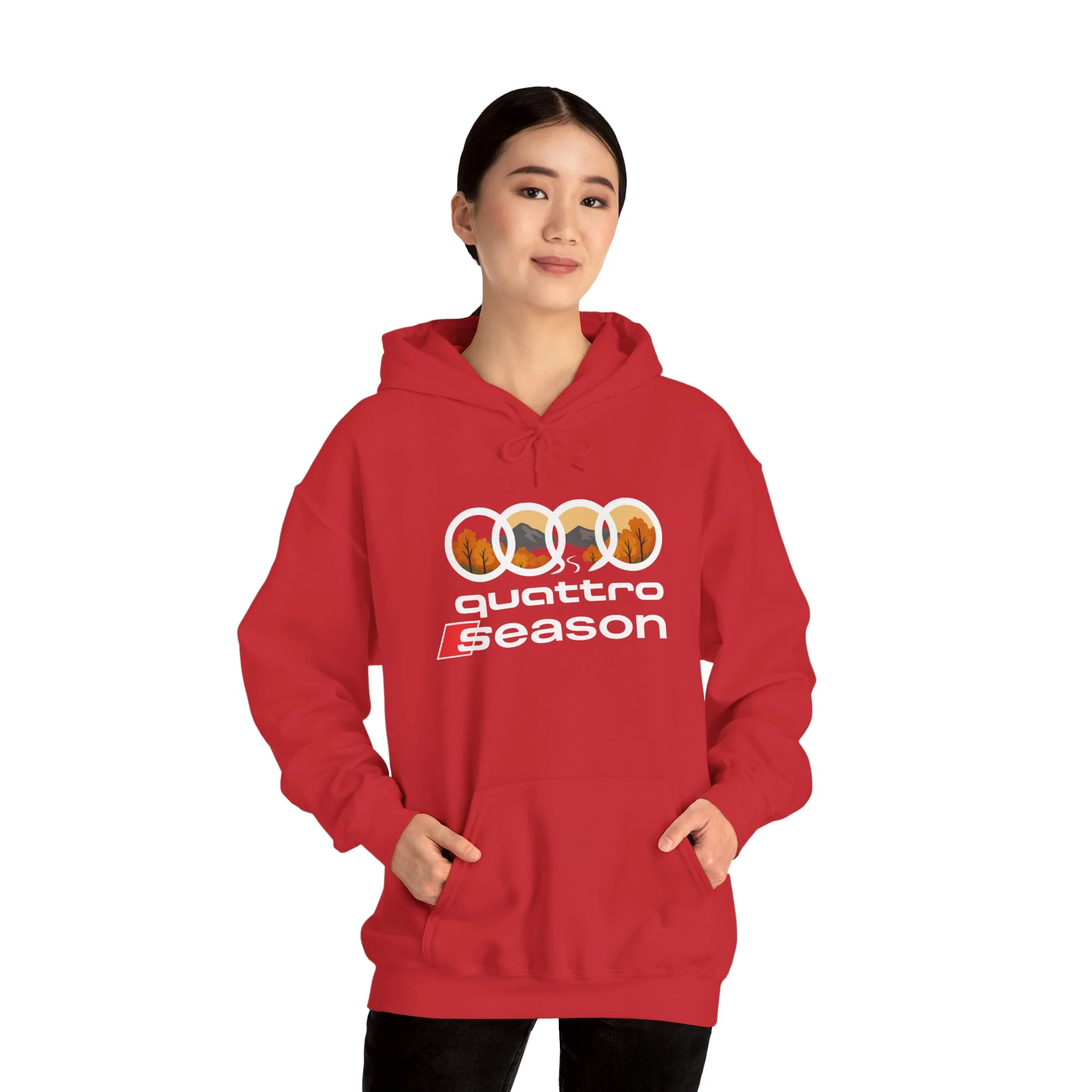 Quattro Season Hoodie Audi Quattro-Inspired Sweatshirt Euro Car Enthusiast Apparel - Image 76