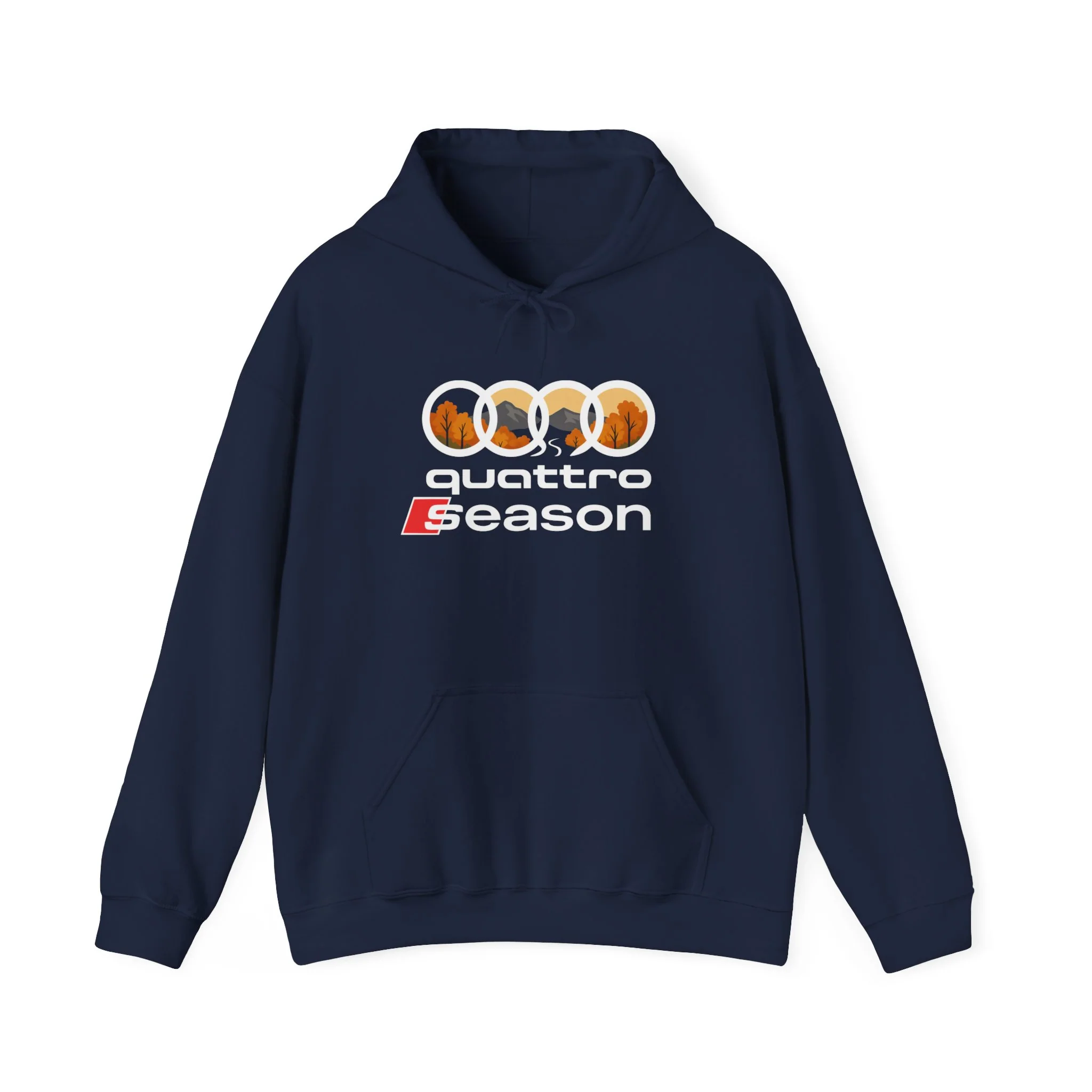Quattro Season Hoodie Audi Quattro-Inspired Sweatshirt Euro Car Enthusiast Apparel - Image 9