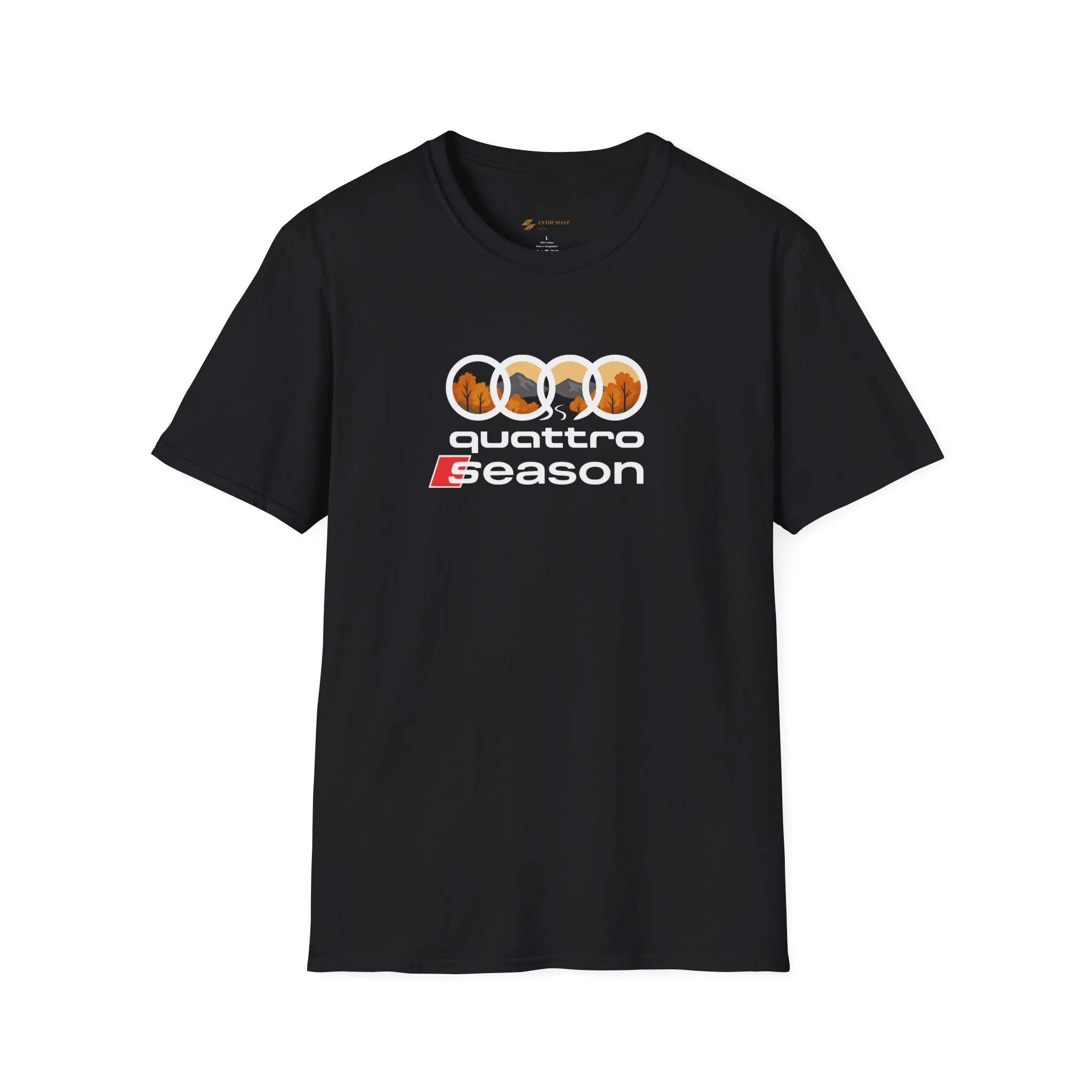 Quattro Season Shirt Audi Inspired Fall Design Enthusiast Tee - Image 10