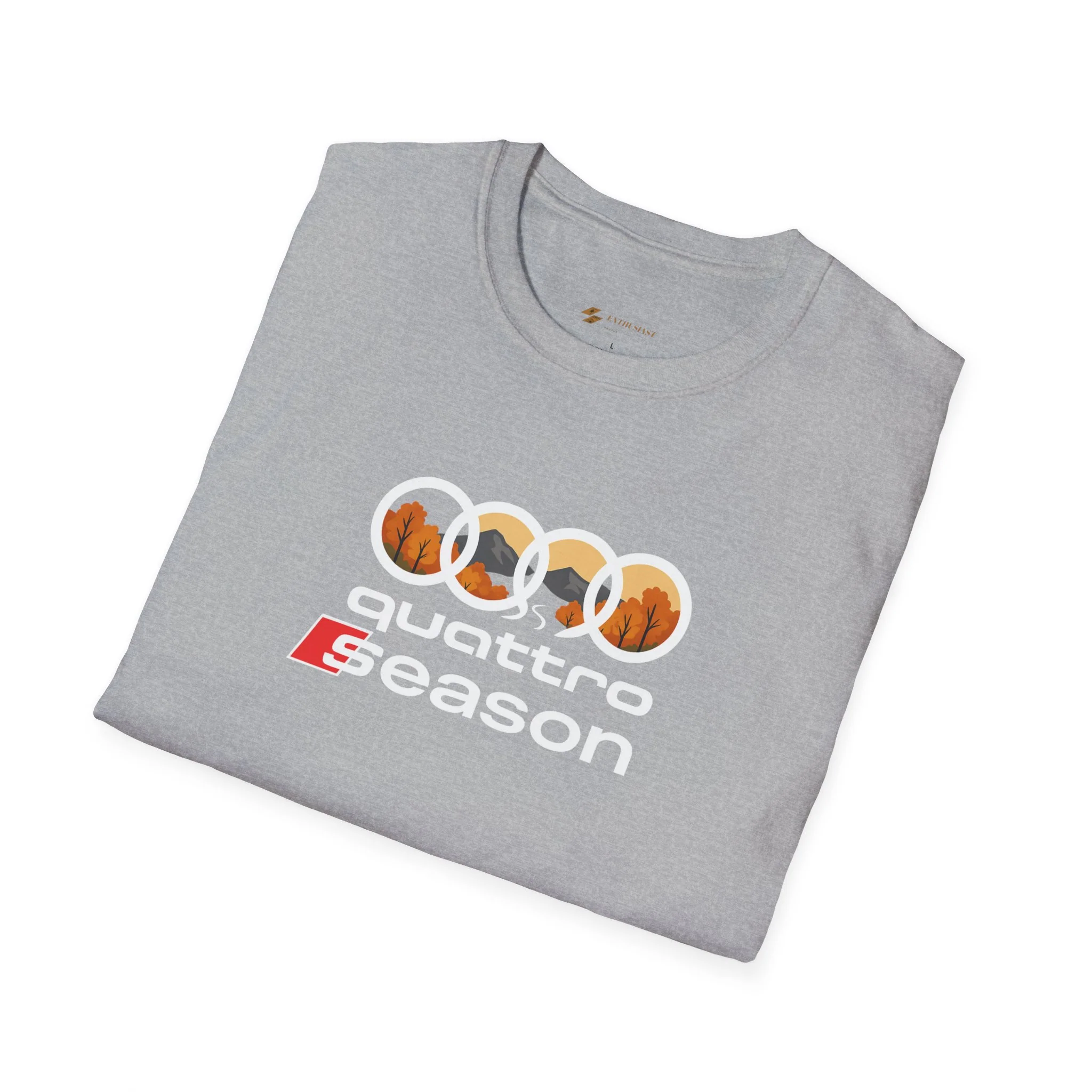Quattro Season Shirt Audi Inspired Fall Design Enthusiast Tee - Image 17