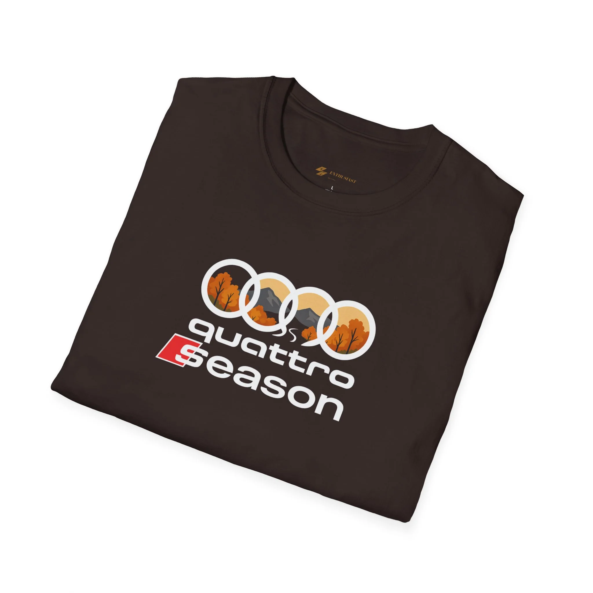 Quattro Season Shirt Audi Inspired Fall Design Enthusiast Tee - Image 22