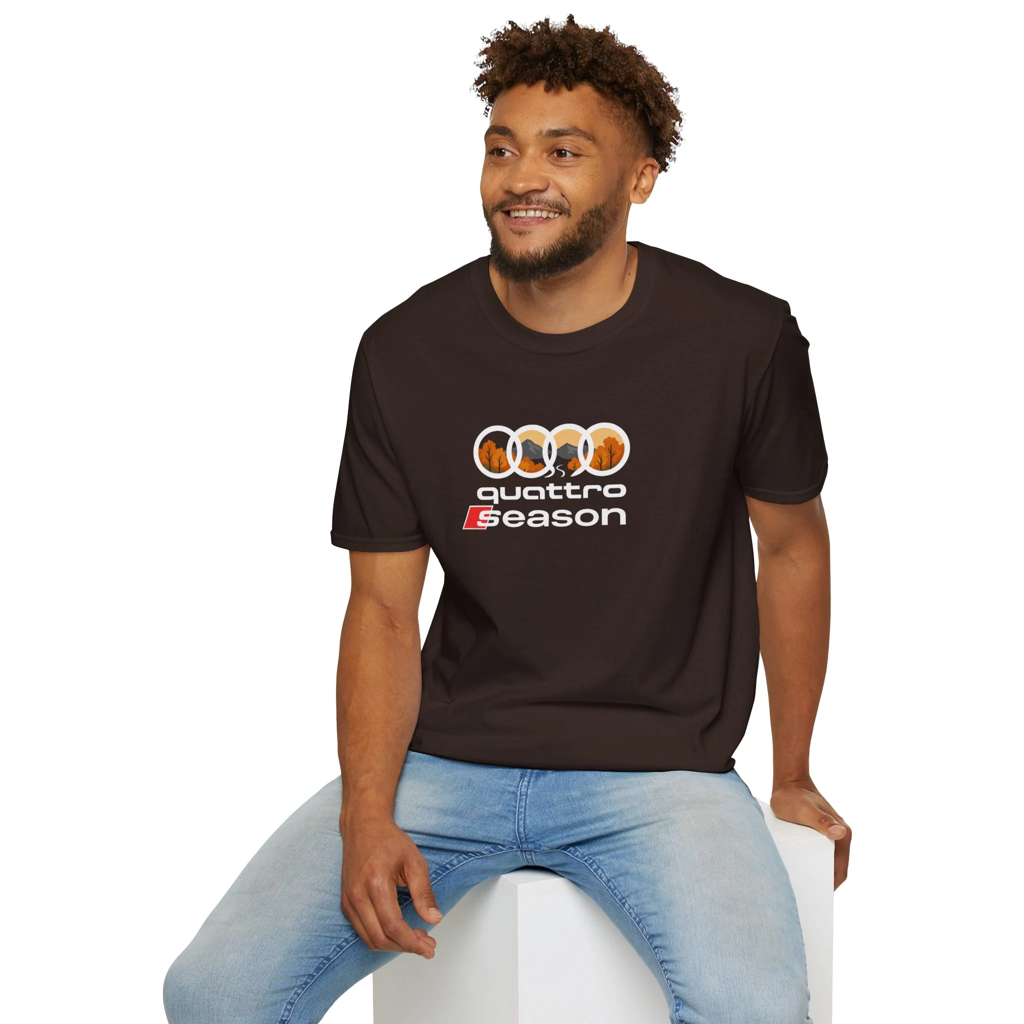 Quattro Season Shirt Audi Inspired Fall Design Enthusiast Tee - Image 23