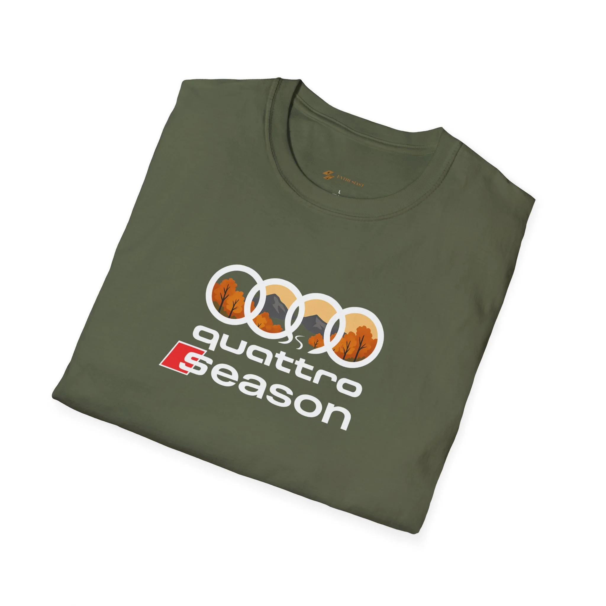 Quattro Season Shirt Audi Inspired Fall Design Enthusiast Tee - Image 27