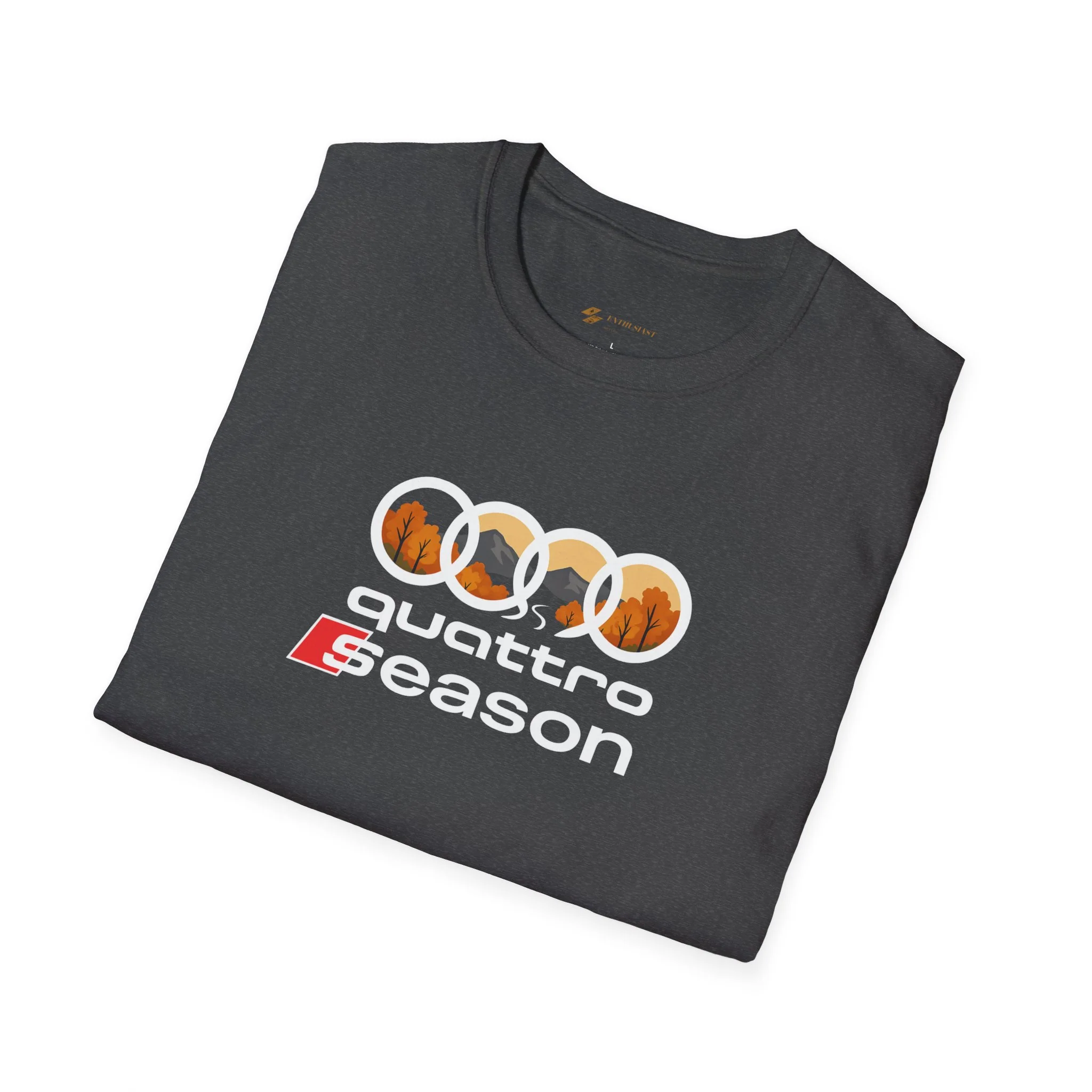 Quattro Season Shirt Audi Inspired Fall Design Enthusiast Tee - Image 32