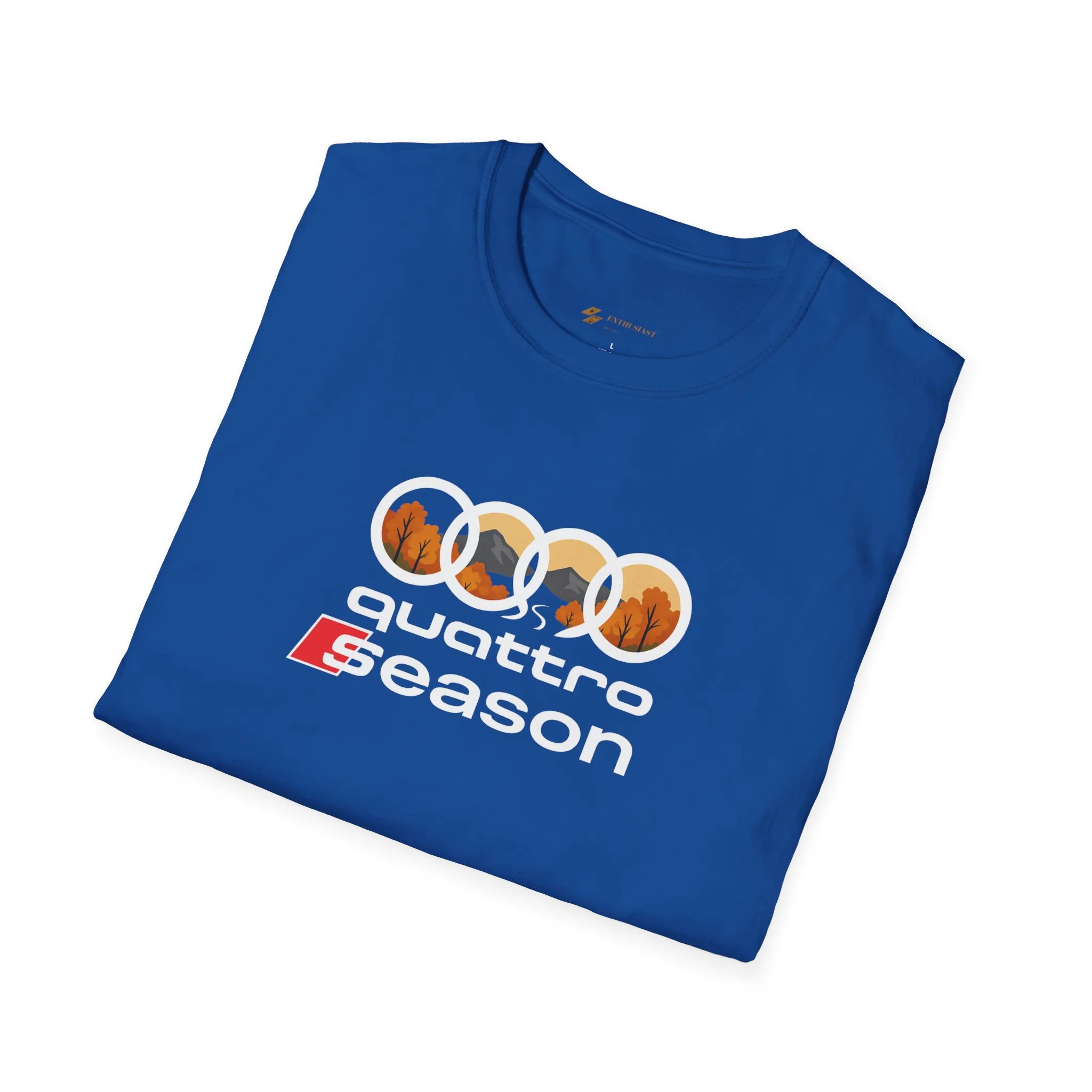 Quattro Season Shirt Audi Inspired Fall Design Enthusiast Tee - Image 37