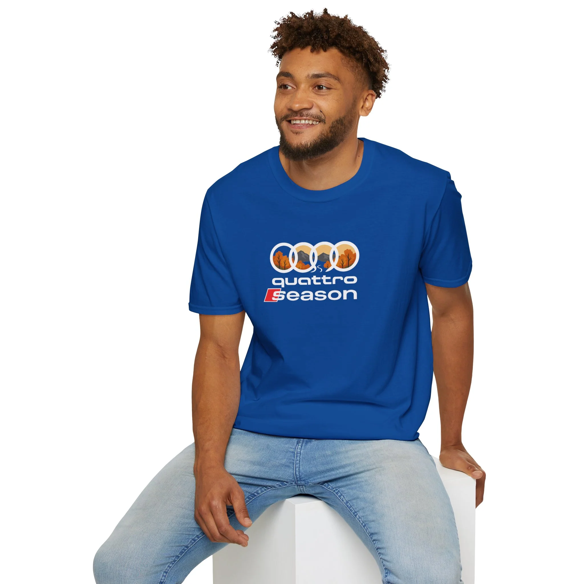 Quattro Season Shirt Audi Inspired Fall Design Enthusiast Tee - Image 38