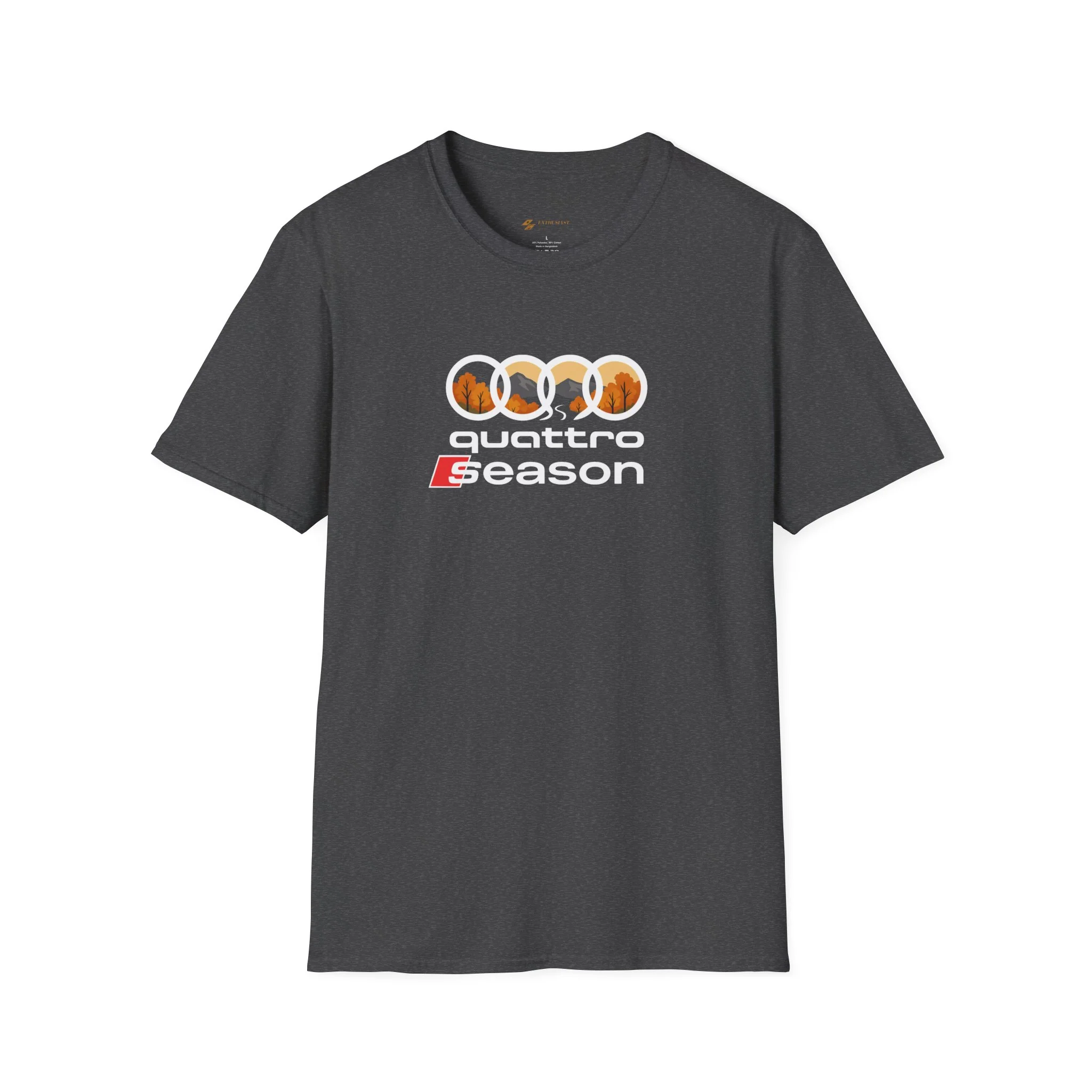Quattro Season Shirt Audi Inspired Fall Design Enthusiast Tee - Image 5