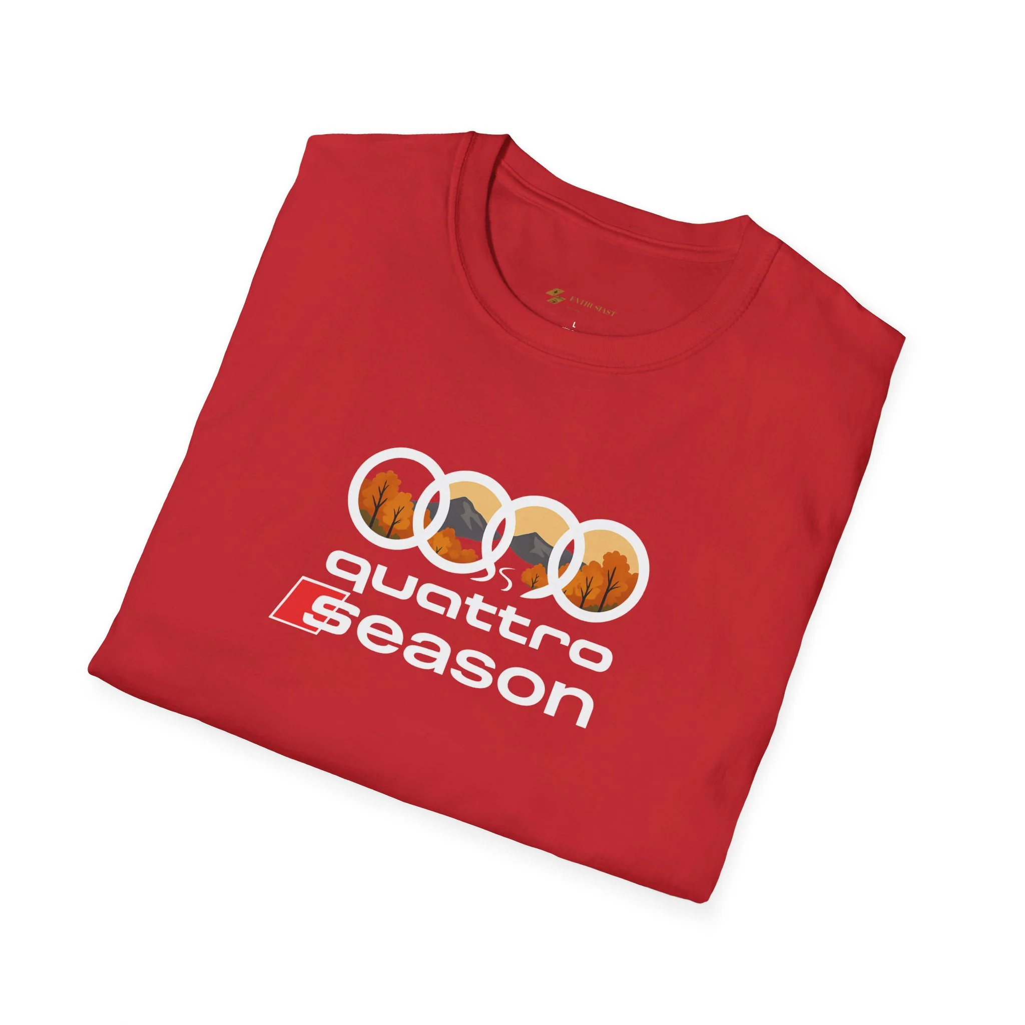 Quattro Season Shirt Audi Inspired Fall Design Enthusiast Tee - Image 52