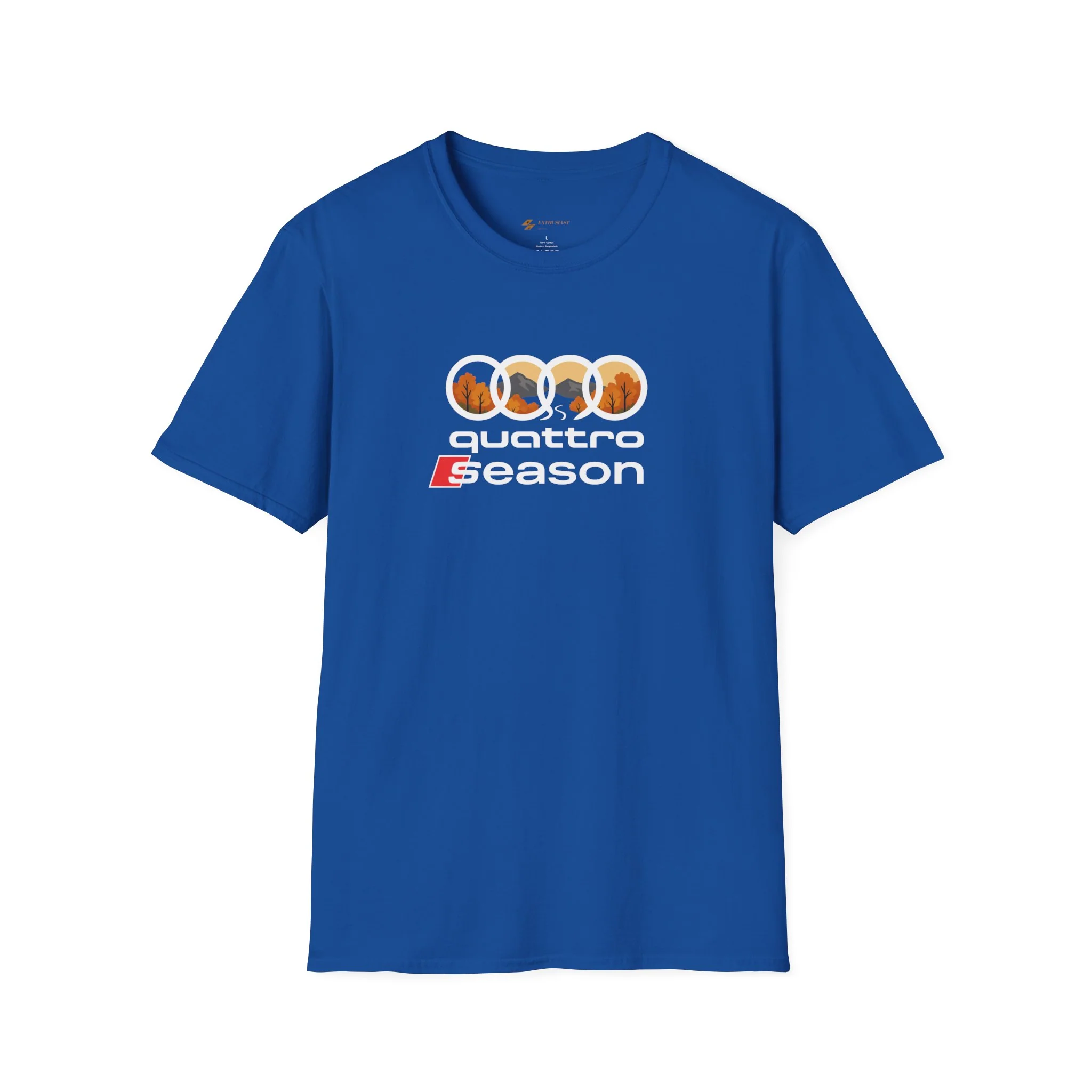Quattro Season Shirt Audi Inspired Fall Design Enthusiast Tee - Image 6