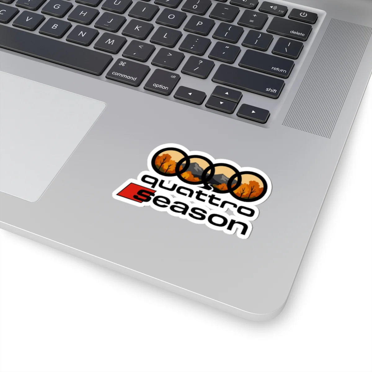 Quattro Season Sticker Audi Quattro-Inspired Kiss-Cut Decal Euro Car Enthusiast Gift - Image 5