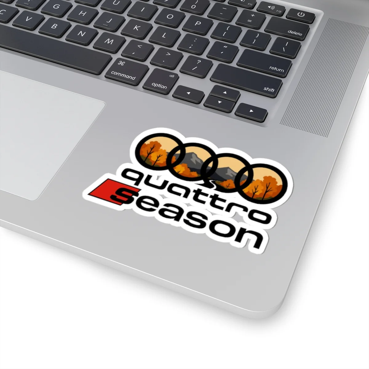Quattro Season Sticker Audi Quattro-Inspired Kiss-Cut Decal Euro Car Enthusiast Gift - Image 7