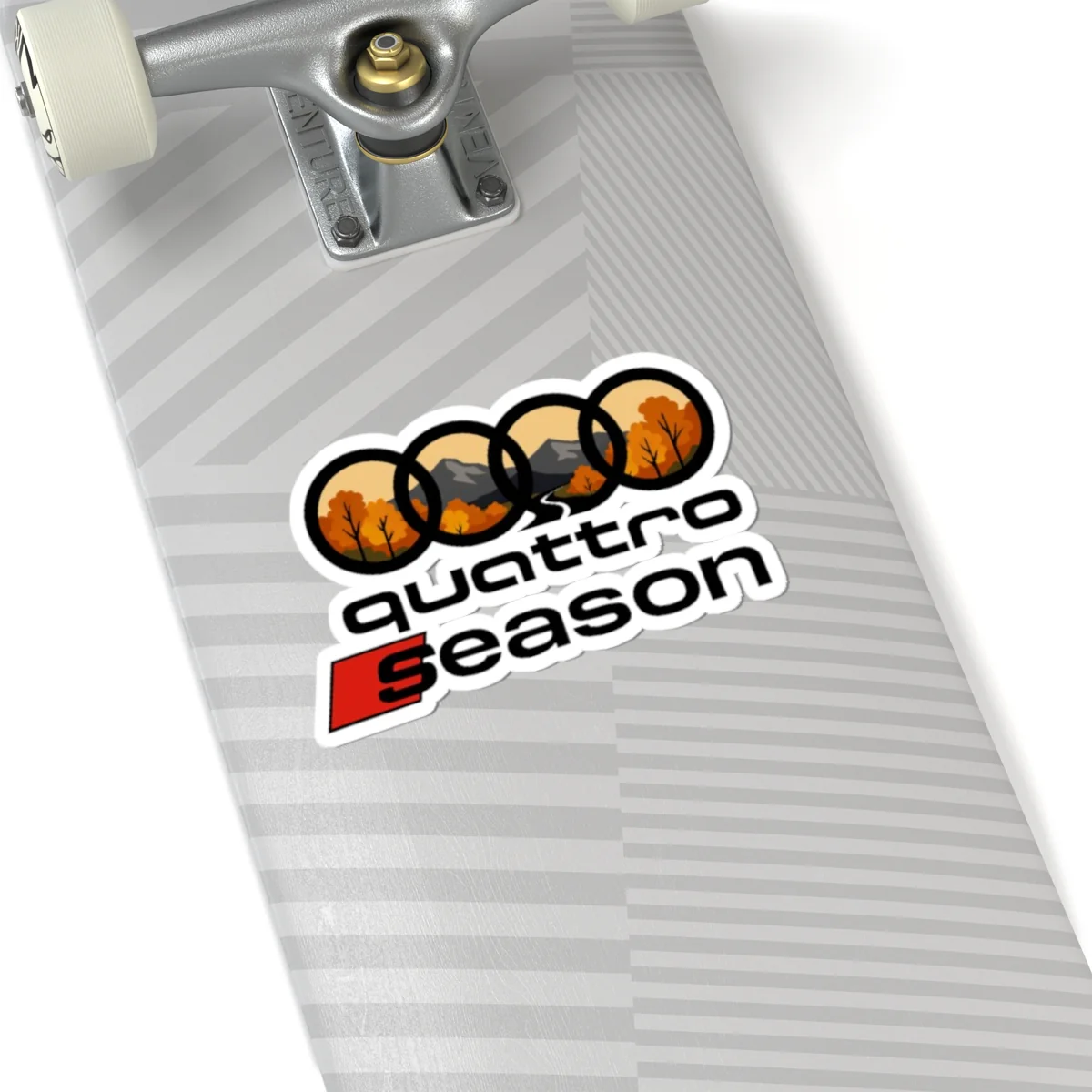 Quattro Season Sticker Audi Quattro-Inspired Kiss-Cut Decal Euro Car Enthusiast Gift - Image 9