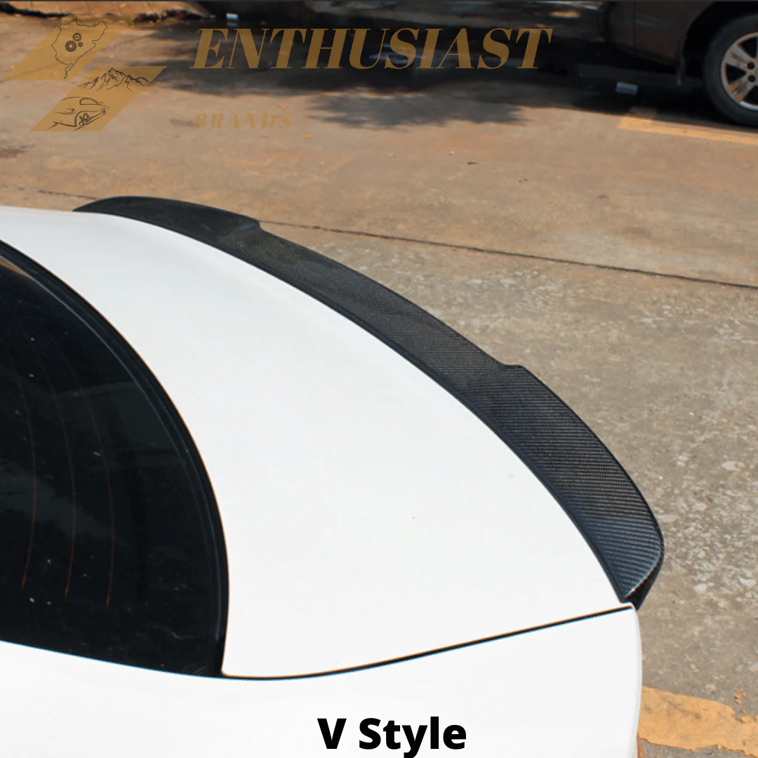 Rear Carbon Fiber Trunk Spoilers for Audi A3/A4/A5 Models - Image 12