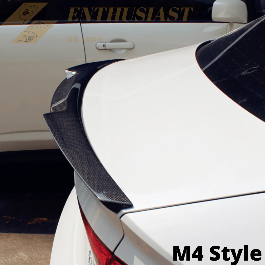 Rear Carbon Fiber Trunk Spoilers for Audi A3/A4/A5 Models - Image 6