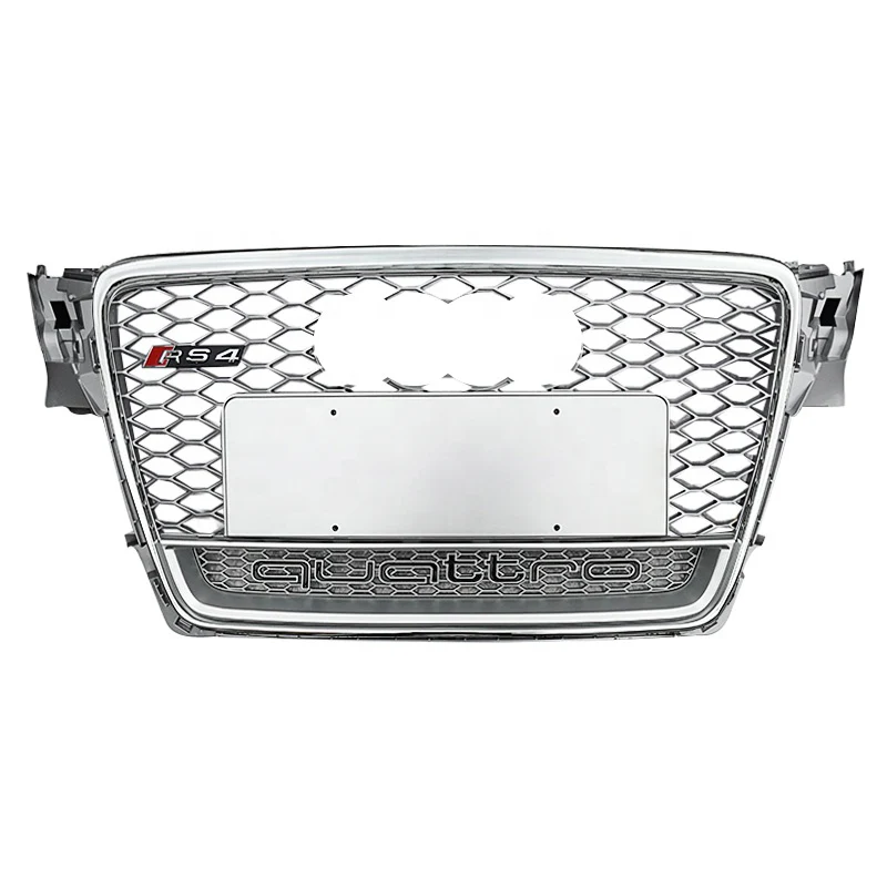 RS Honeycomb Front Grille for 2008-2012 Audi A4/S4 B8 Models - Image 10