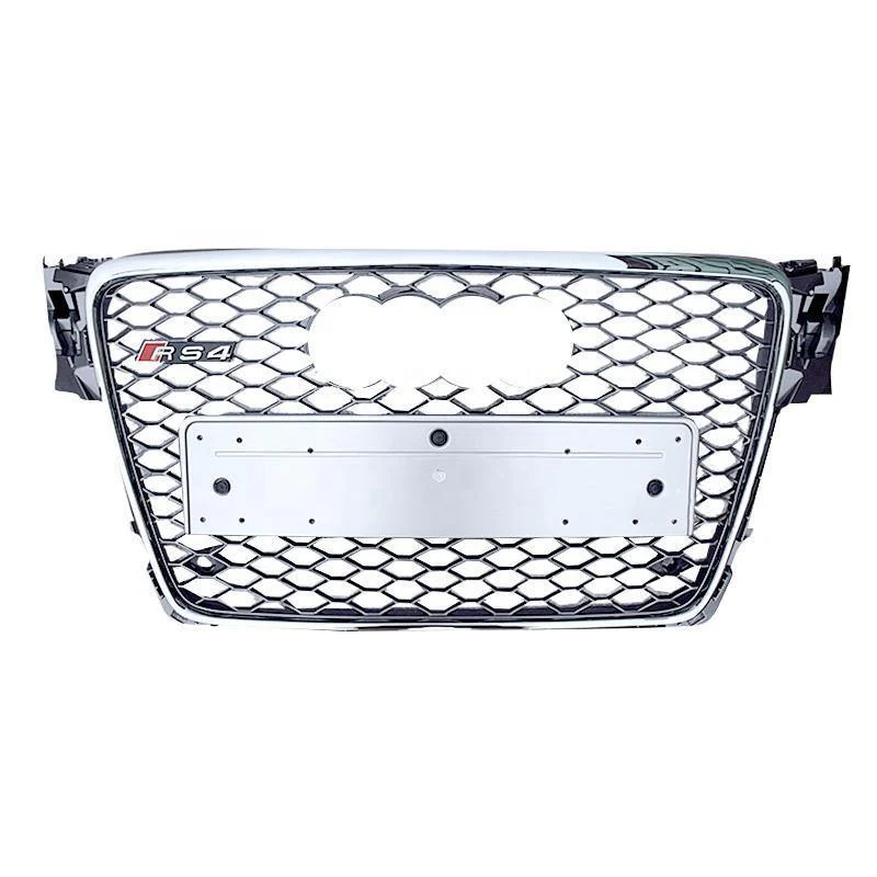 RS Honeycomb Front Grille for 2008-2012 Audi A4/S4 B8 Models - Image 3