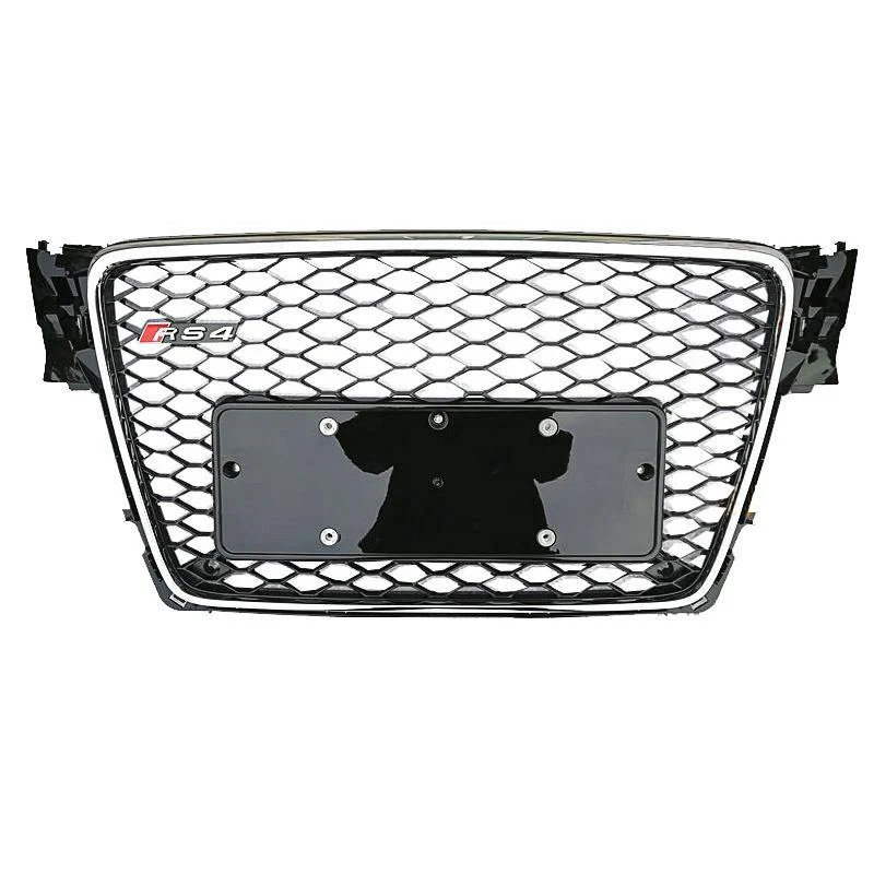 RS Honeycomb Front Grille for 2008-2012 Audi A4/S4 B8 Models - Image 4