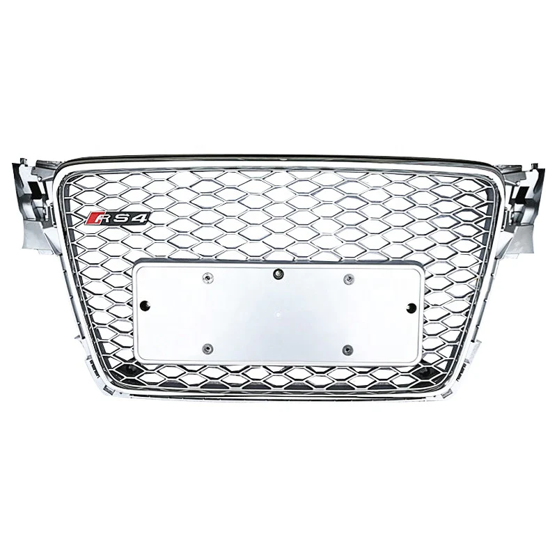 RS Honeycomb Front Grille for 2008-2012 Audi A4/S4 B8 Models - Image 8