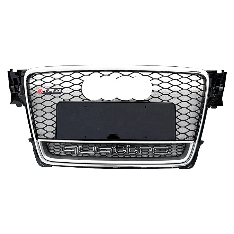RS Honeycomb Front Grille for 2008-2012 Audi A4/S4 B8 Models - Image 9