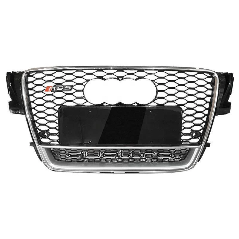 RS Honeycomb Front Grille for 2008-2012 Audi A5/S5 B8 Models - Image 4