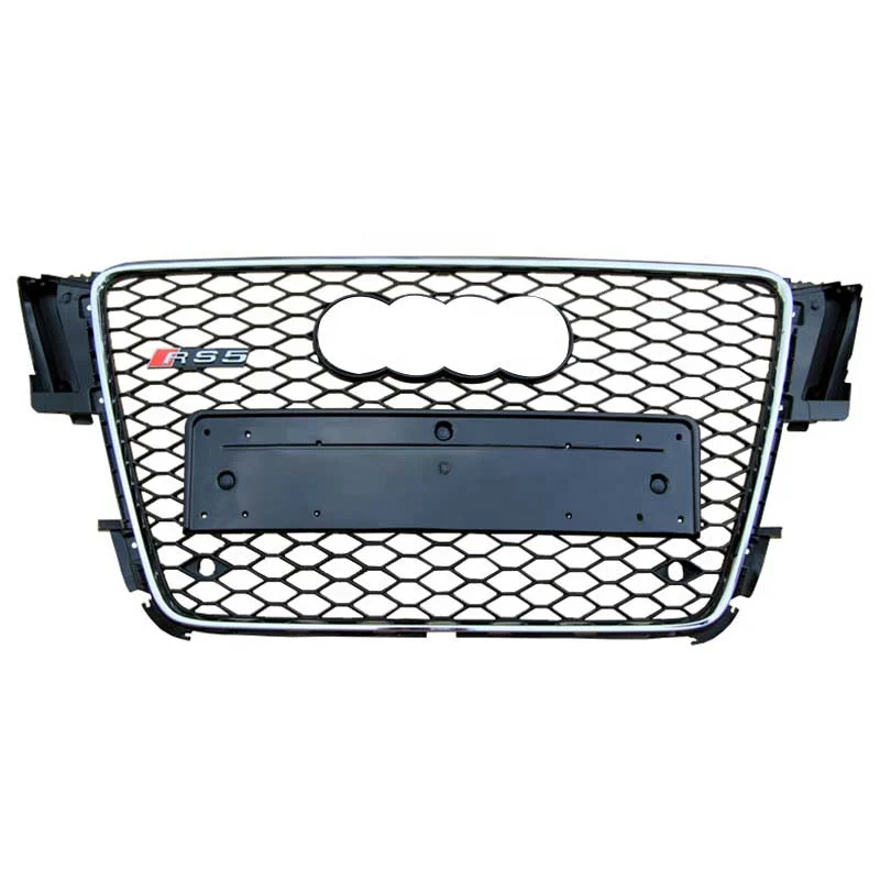 RS Honeycomb Front Grille for 2008-2012 Audi A5/S5 B8 Models - Image 7