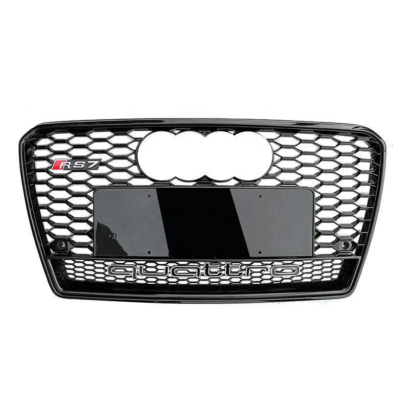 RS Honeycomb Front Grille for 2009-2015 Audi A7/S7 C7 Models - Image 4
