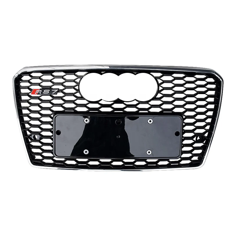 RS Honeycomb Front Grille for 2009-2015 Audi A7/S7 C7 Models - Image 5