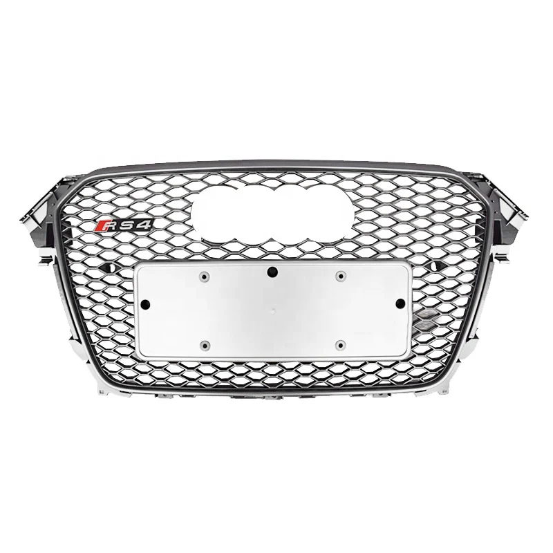 RS Honeycomb Front Grille for 2013-2016 Audi A4/S4 B8.5 Models - Image 12