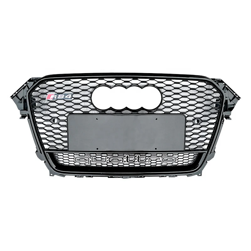 RS Honeycomb Front Grille for 2013-2016 Audi A4/S4 B8.5 Models - Image 13