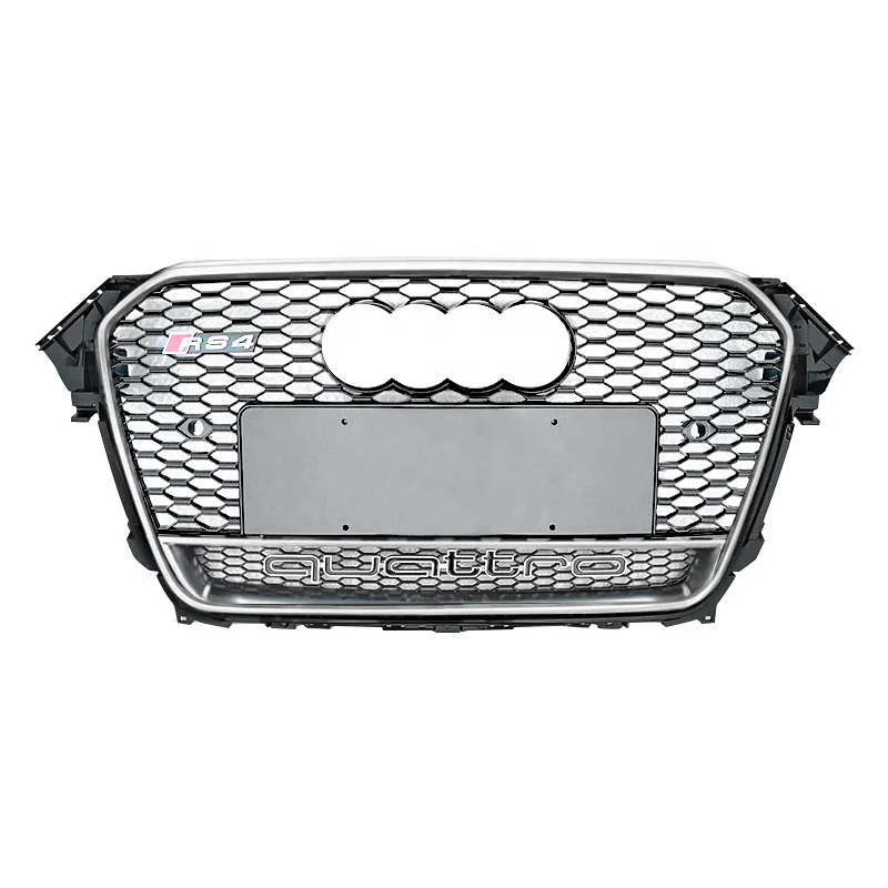 RS Honeycomb Front Grille for 2013-2016 Audi A4/S4 B8.5 Models - Image 14