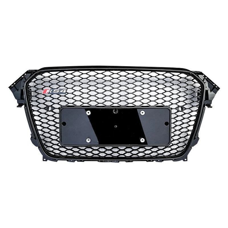 RS Honeycomb Front Grille for 2013-2016 Audi A4/S4 B8.5 Models - Image 3