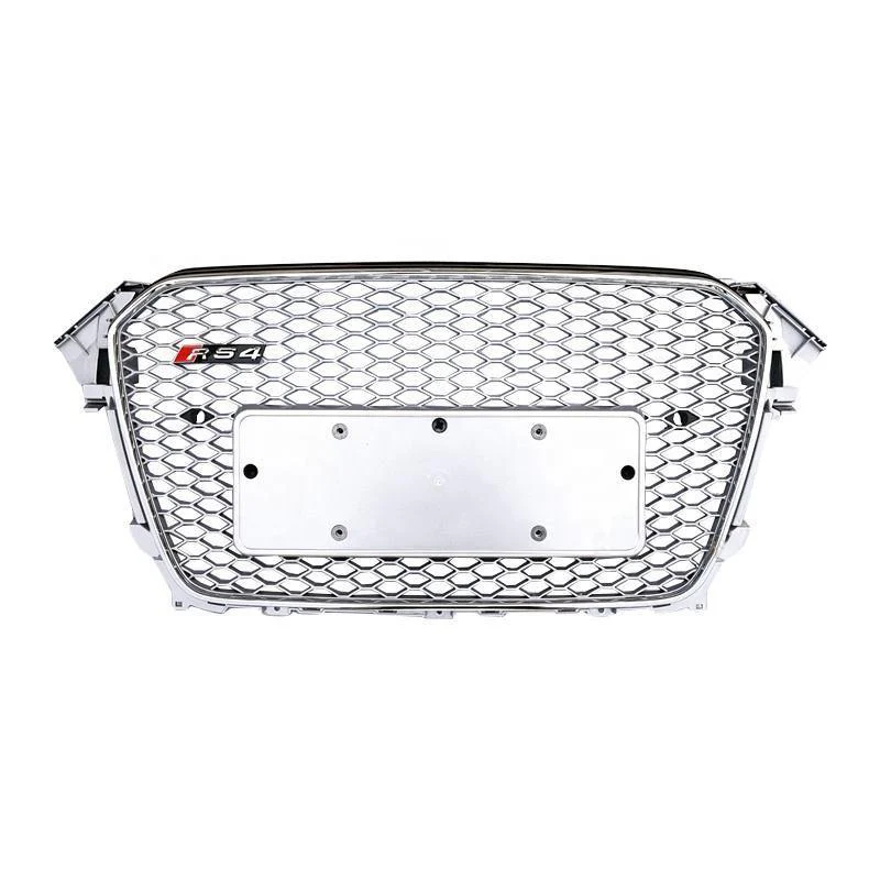 RS Honeycomb Front Grille for 2013-2016 Audi A4/S4 B8.5 Models - Image 4