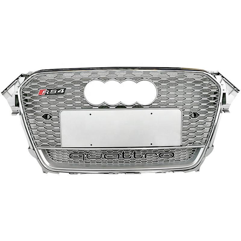 RS Honeycomb Front Grille for 2013-2016 Audi A4/S4 B8.5 Models - Image 5